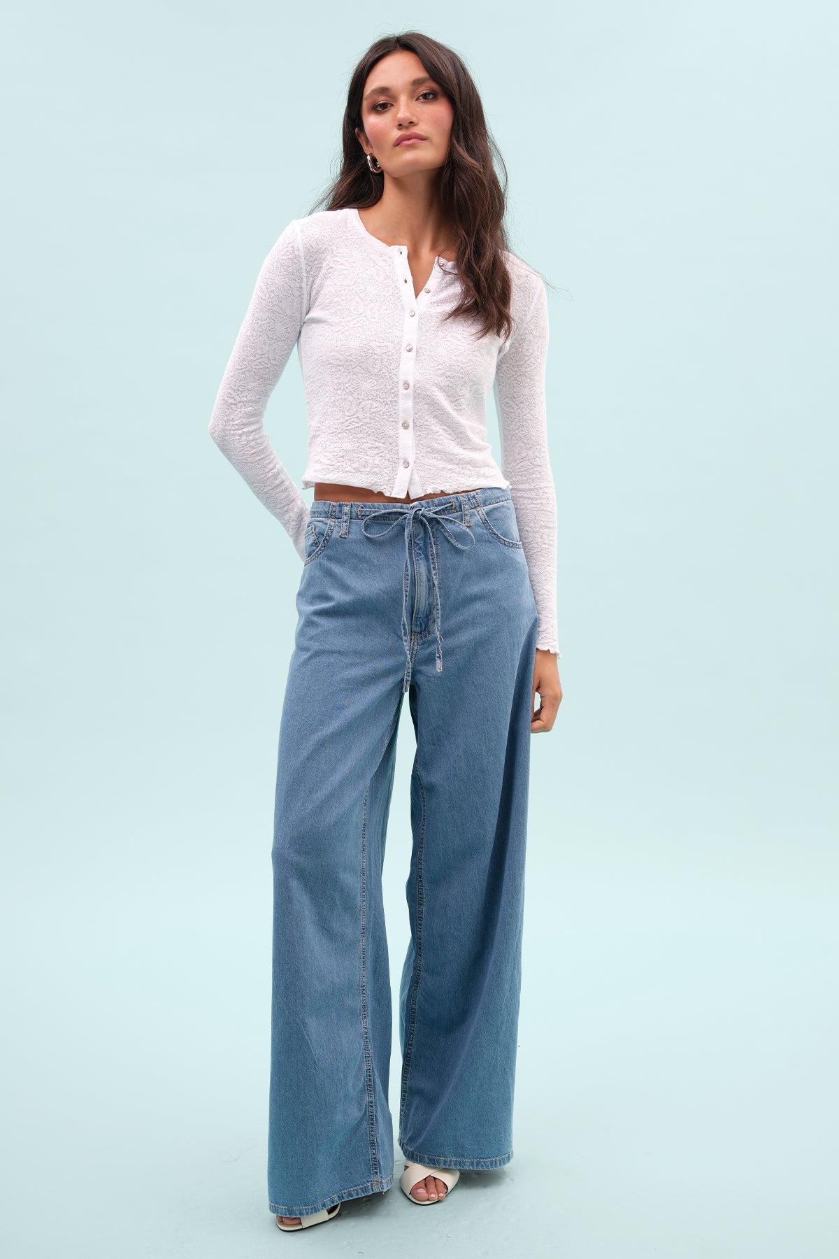 Love Story Cardigan - Goldie LeWinter #color_white