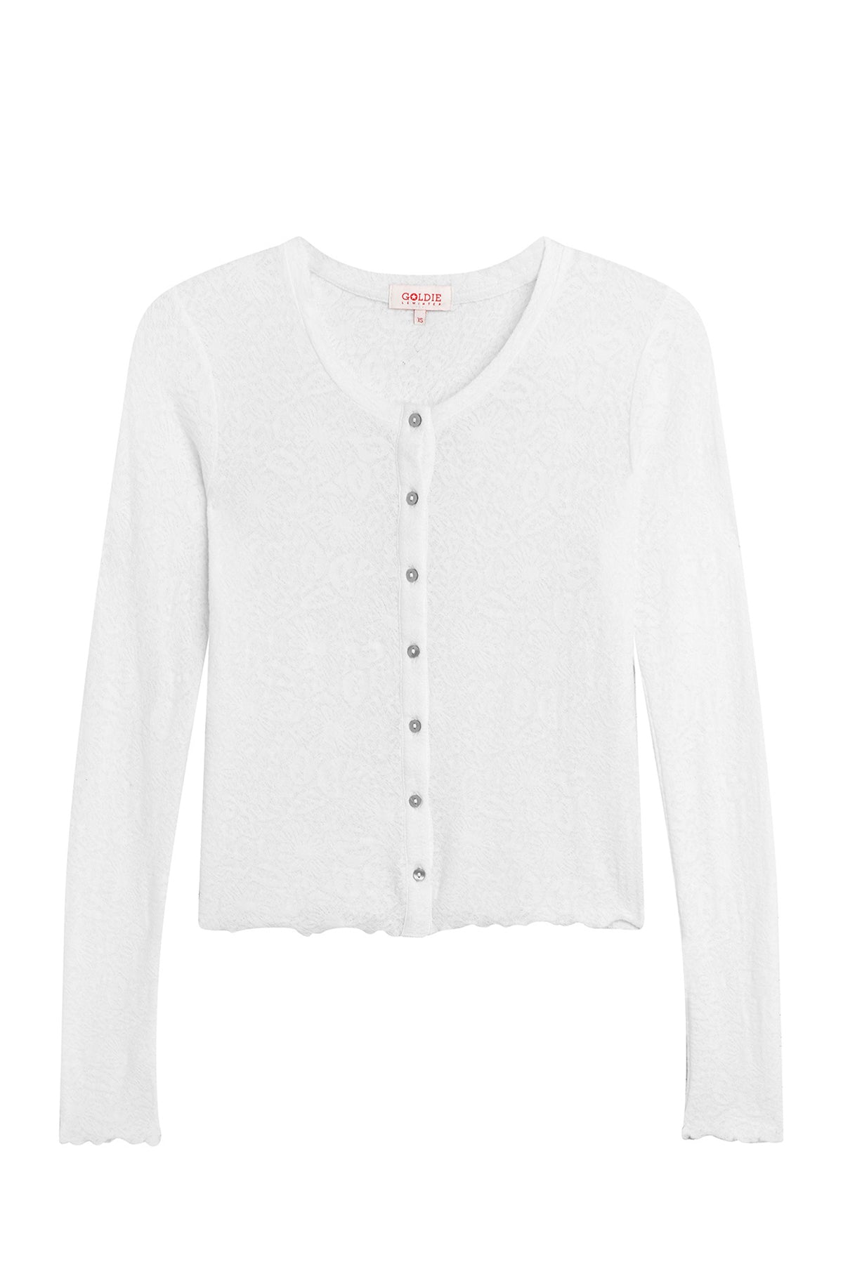 Love Story Cardigan - Goldie LeWinter #color_white