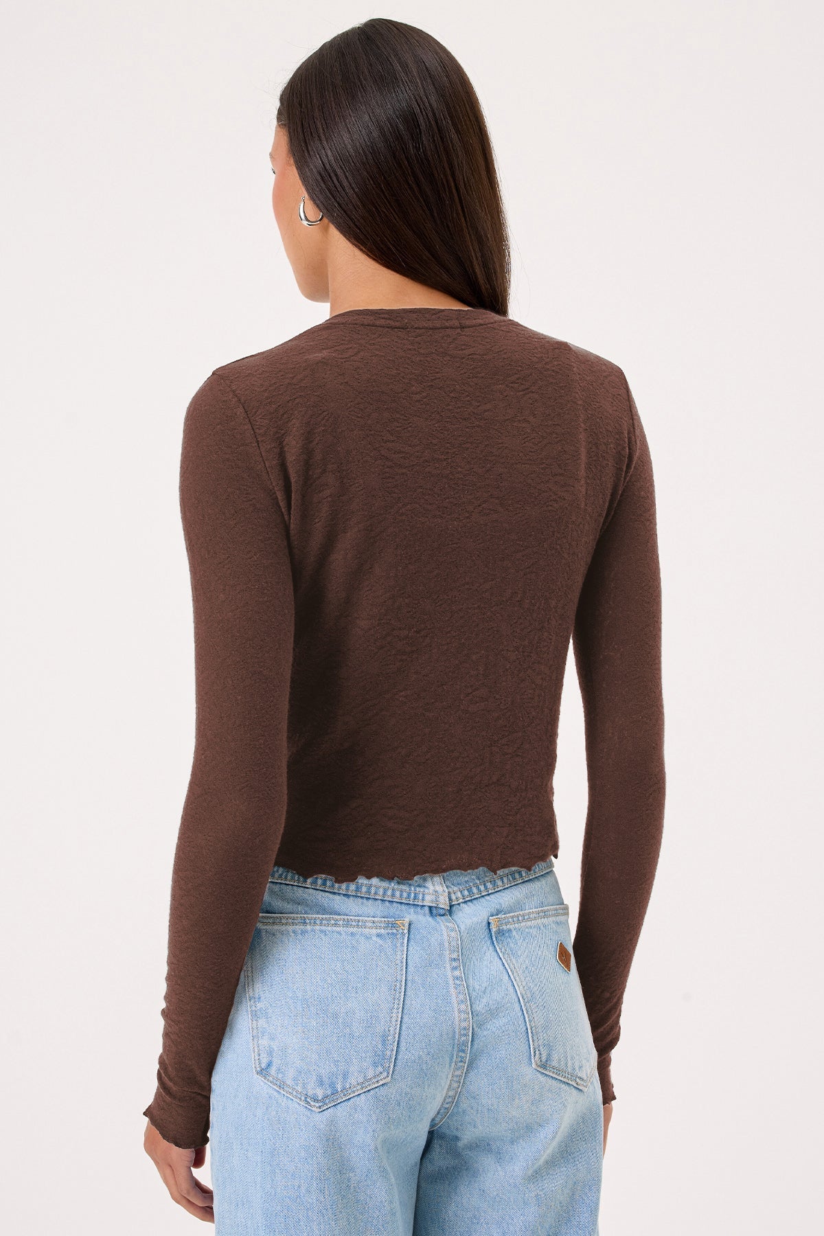 Love Story Cardigan - Goldie LeWinter #color_french roast