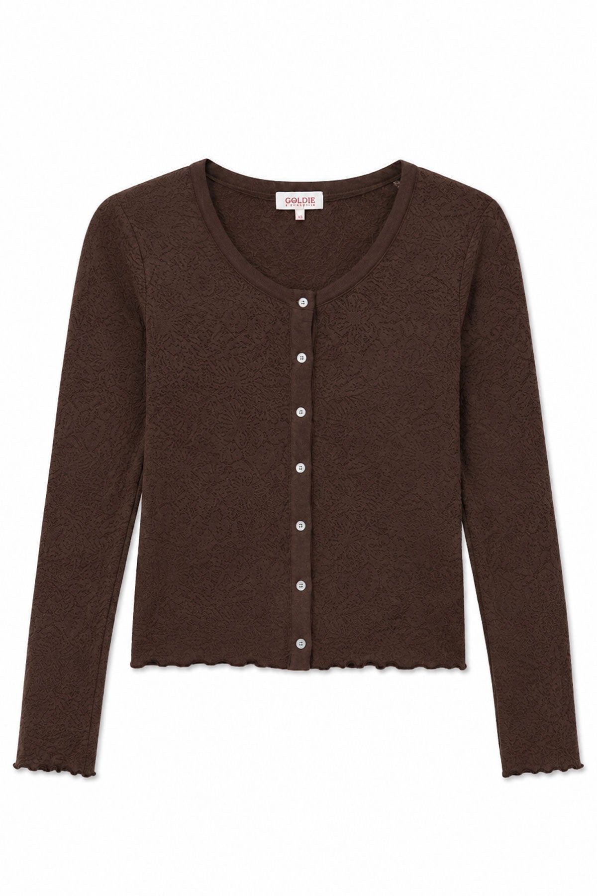 Love Story Cardigan - Goldie LeWinter #color_french roast