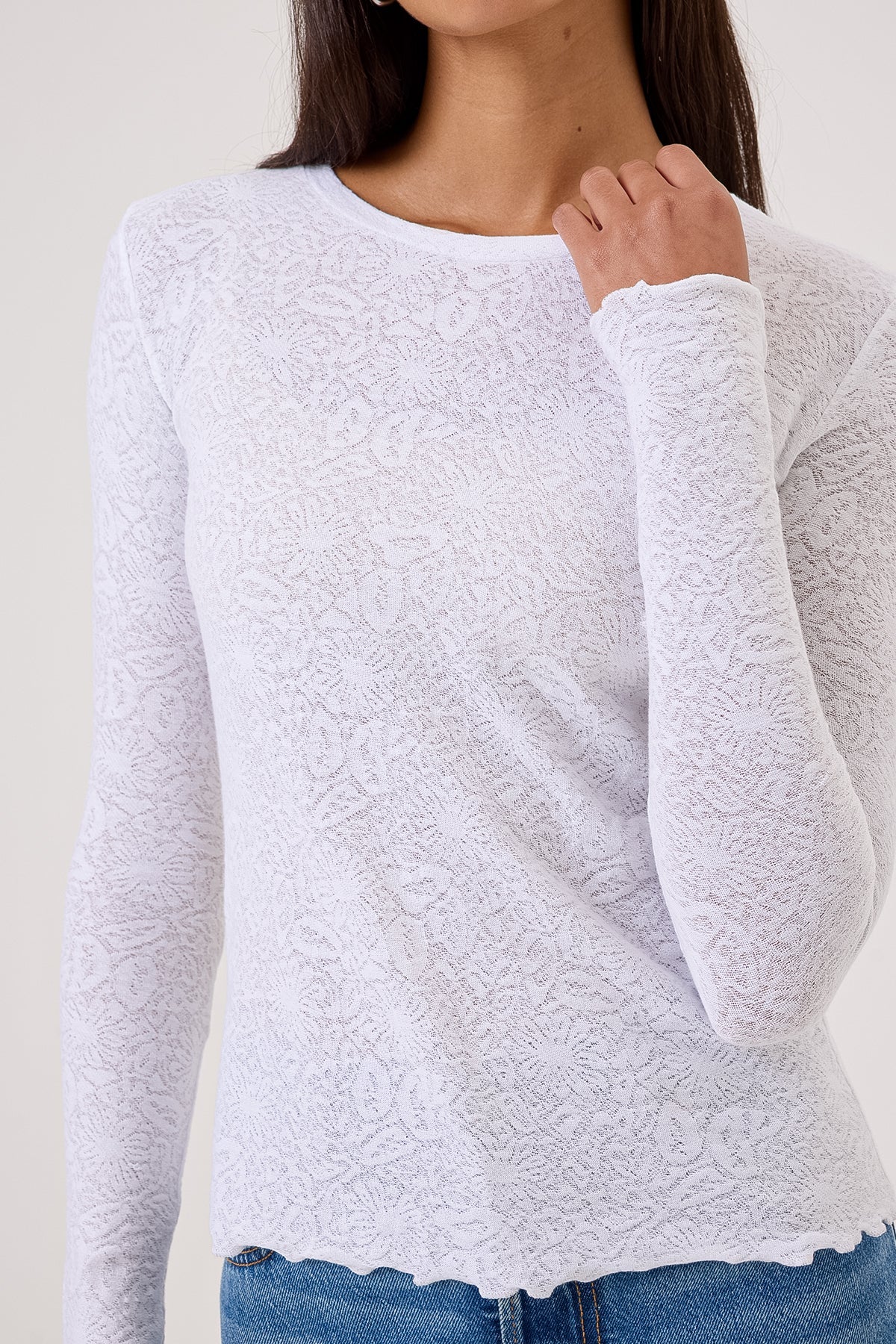 Love Story Long Sleeve Tee - Goldie LeWinter #color_white