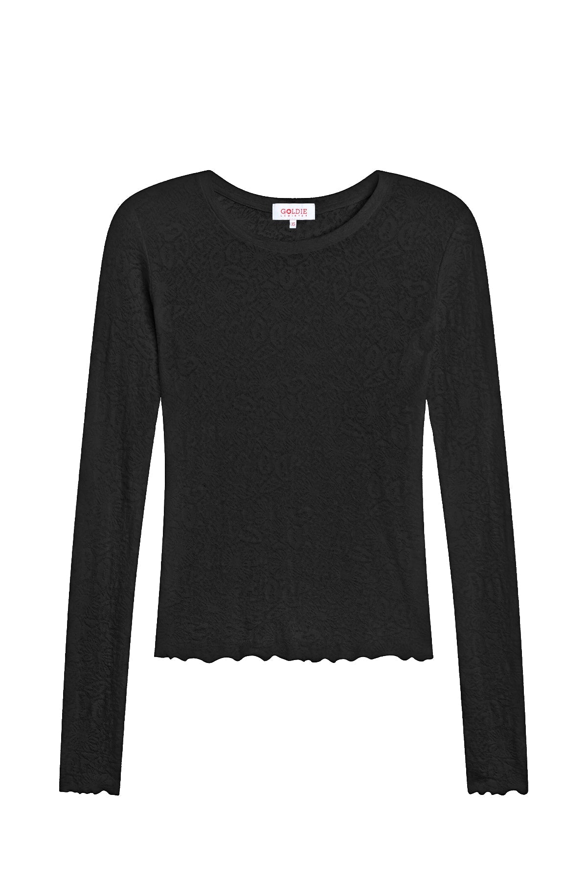 Love Story Long Sleeve Tee - Goldie LeWinter #color_black