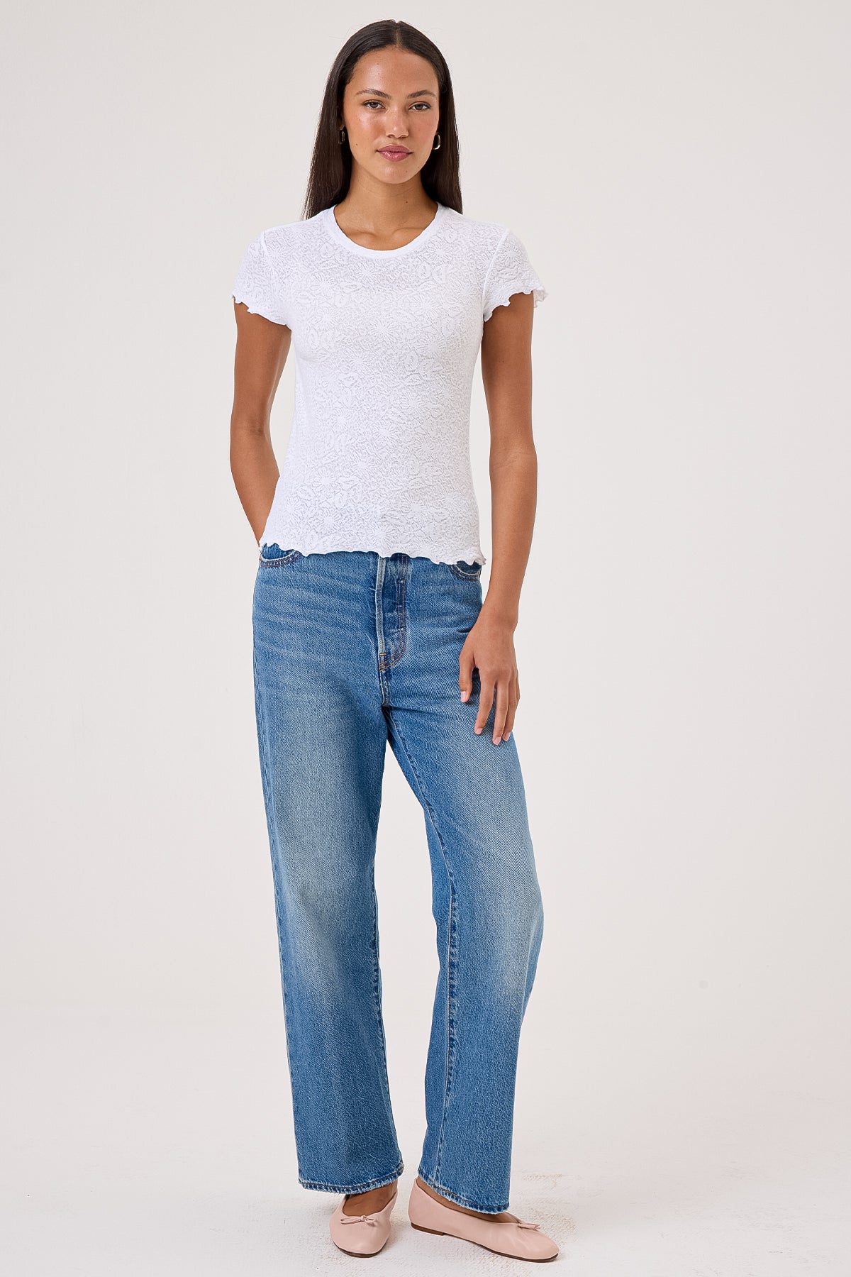 Love Story Tee - Goldie LeWinter #color_white