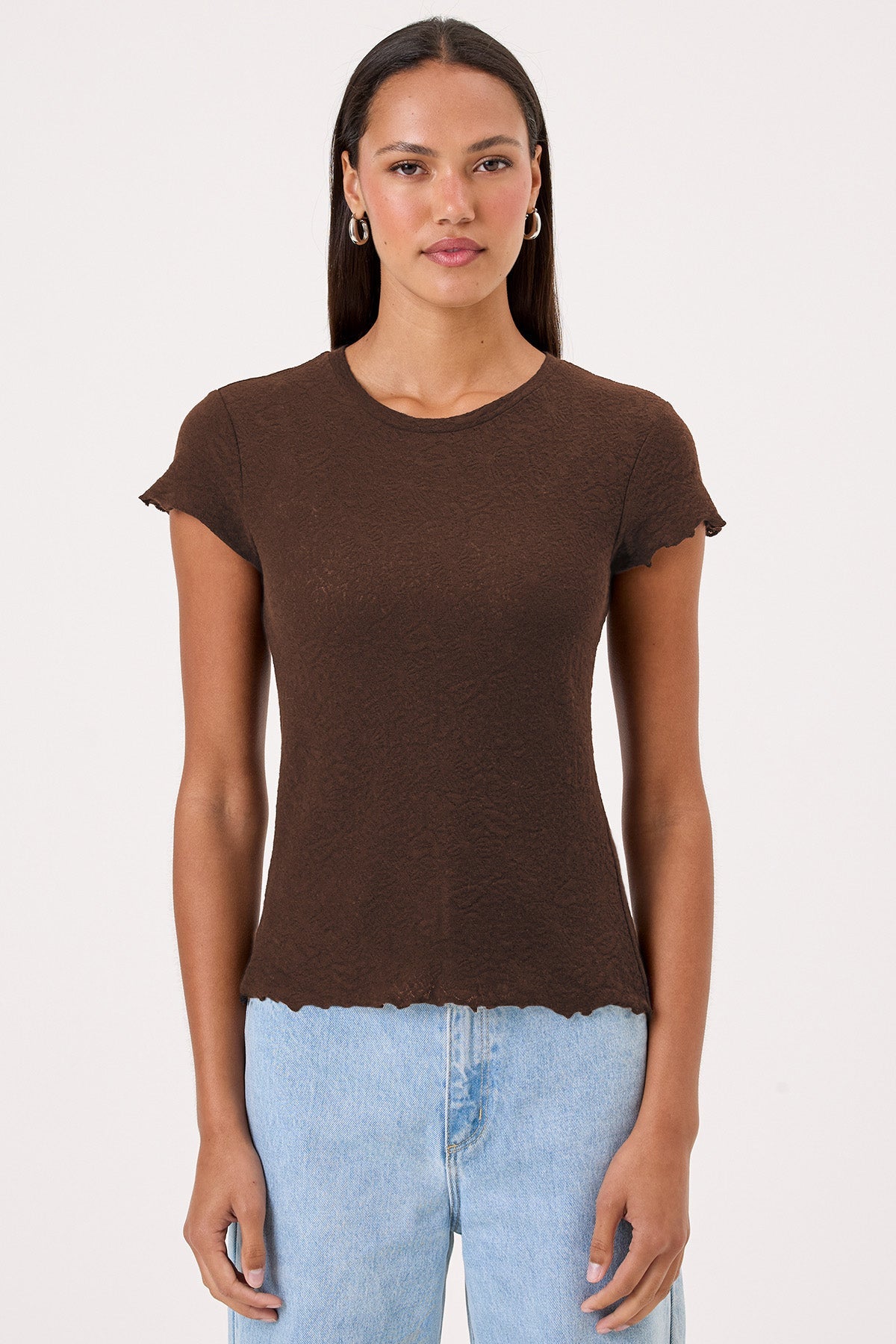 Love Story Tee - Goldie LeWinter #color_french roast