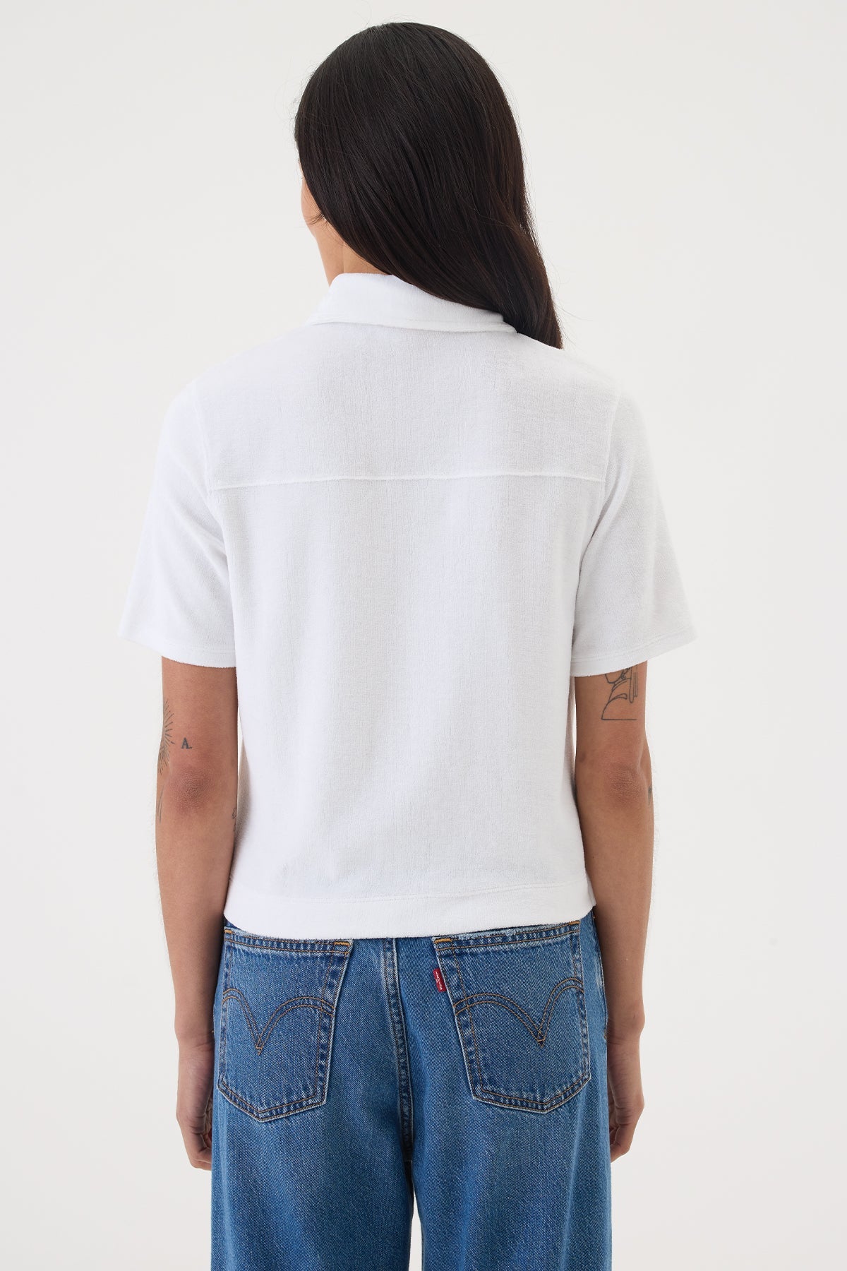 Luxe Life Button Down - Goldie LeWinter #color_white