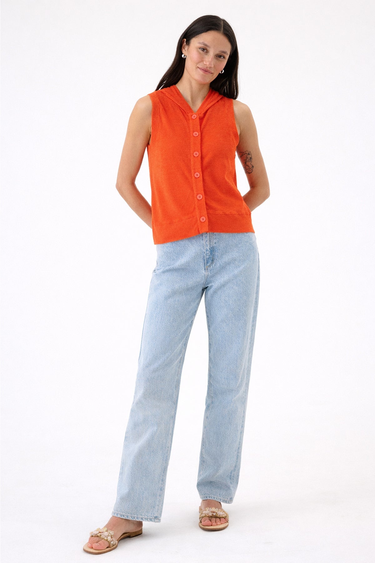 Luxe Life Hoodie - Goldie LeWinter #color_fiesta