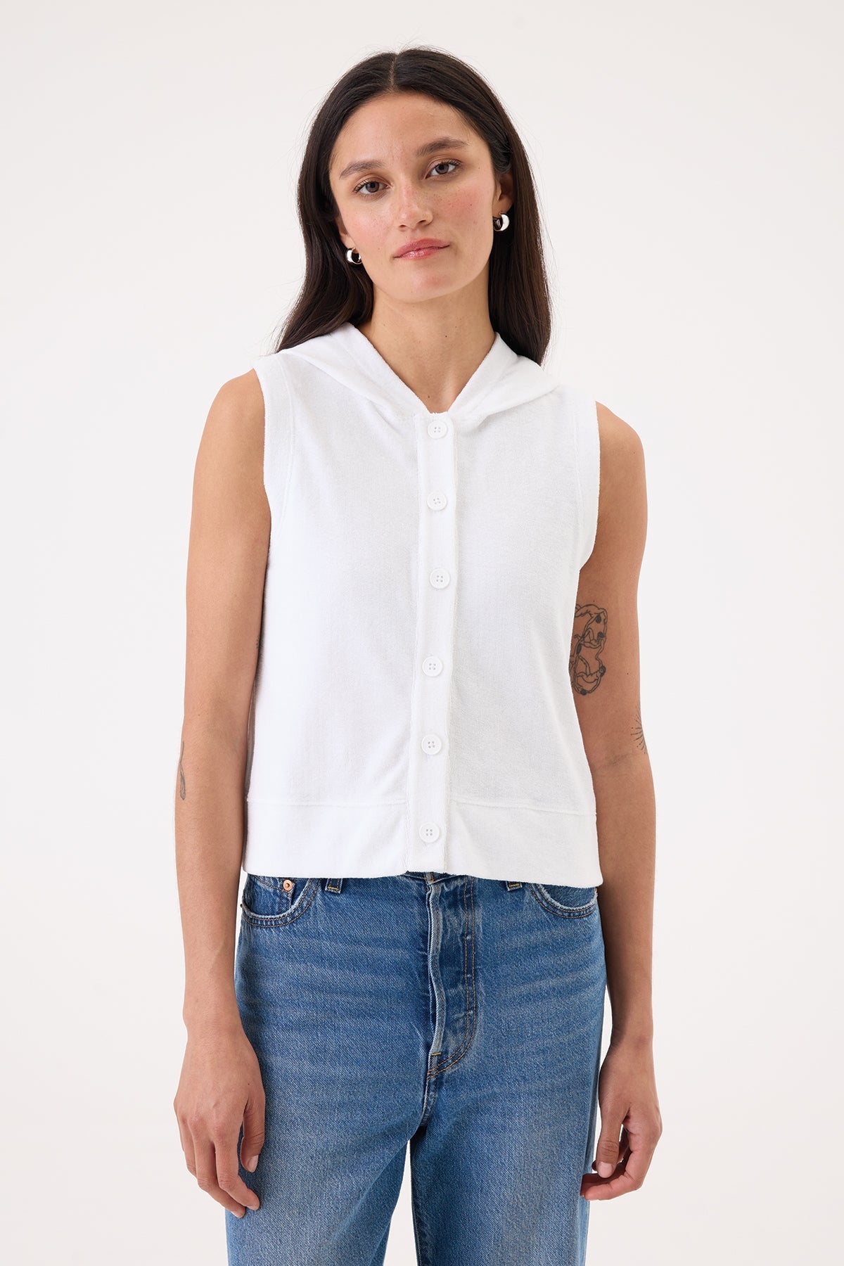 Luxe Life Hoodie - Goldie LeWinter #color_white