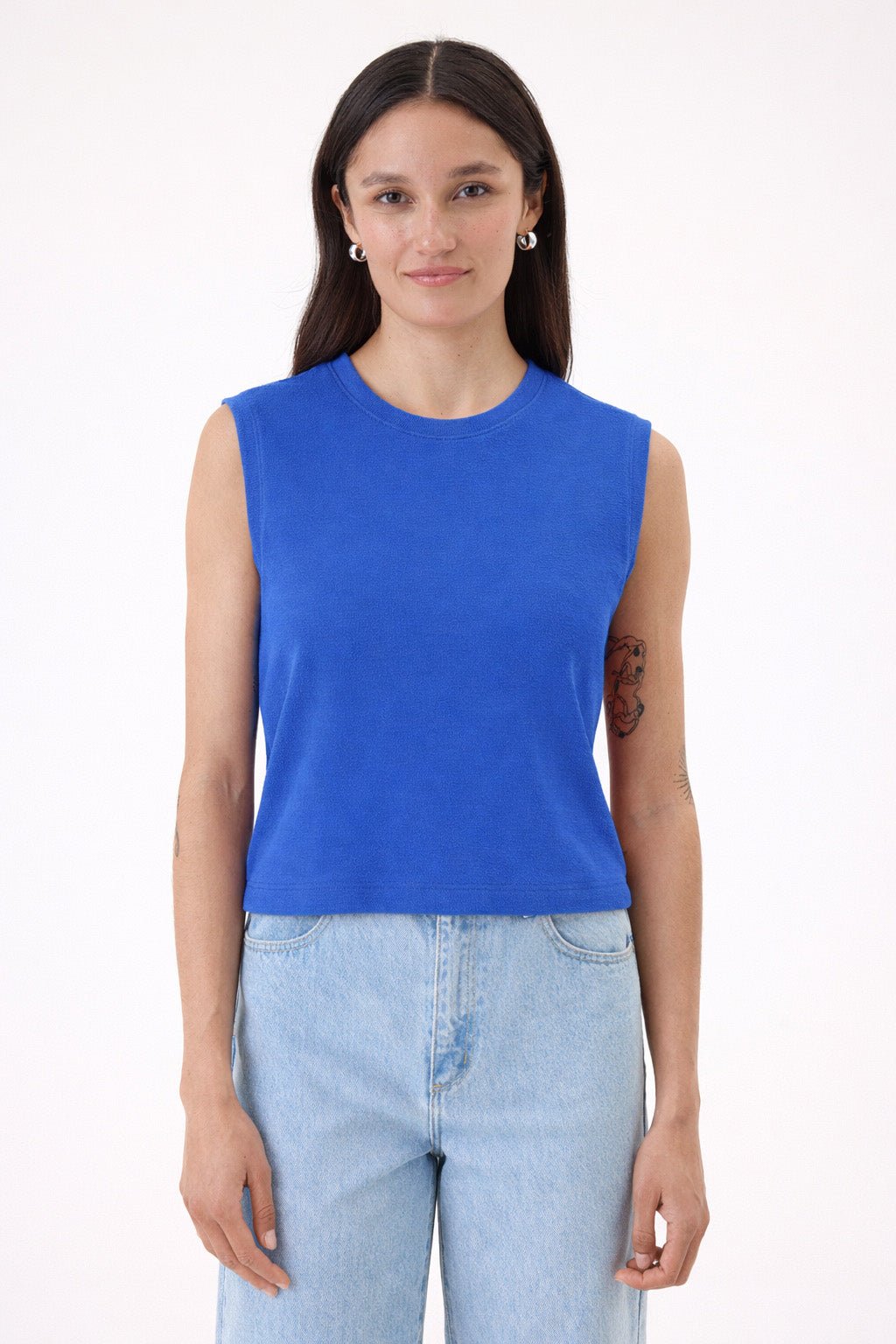Luxe Life Party Tank - Goldie LeWinter #color_sea - limited edition