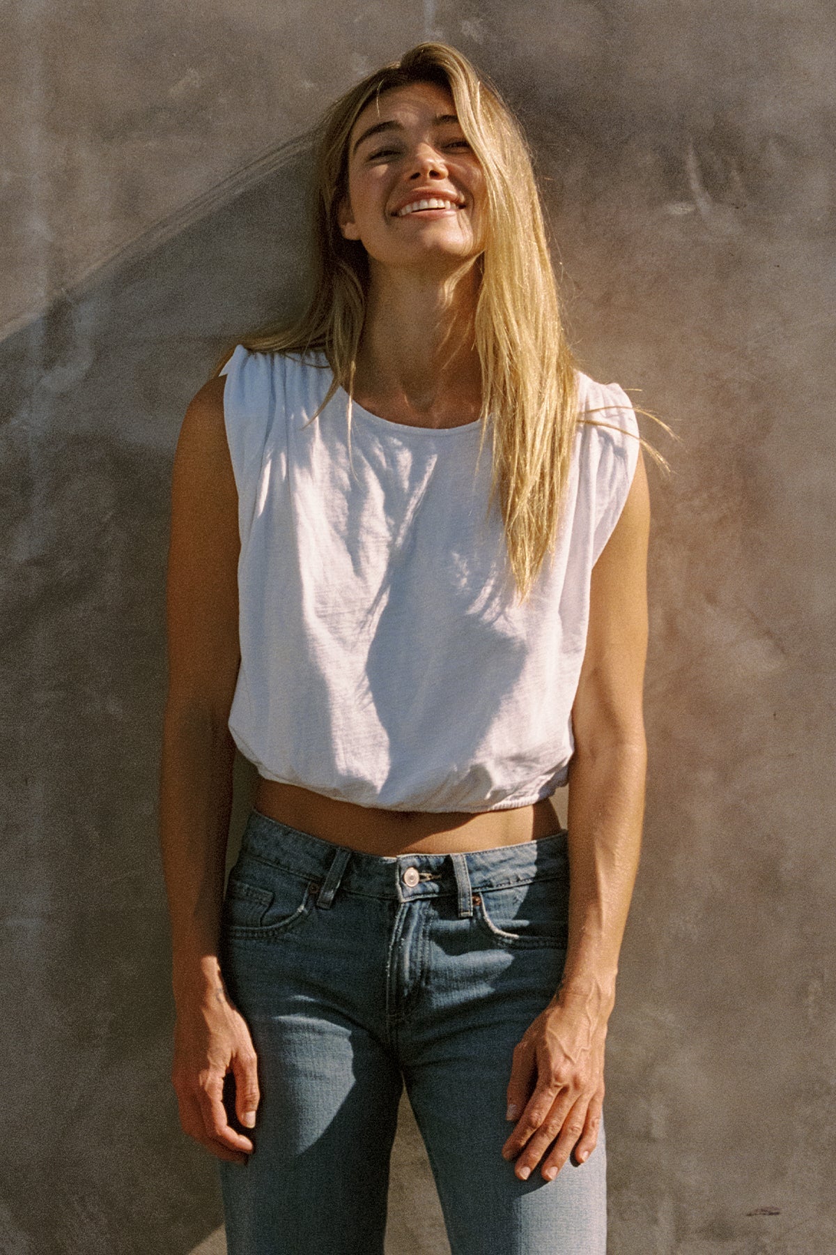 Marina Bubble Top - Goldie LeWinter #color_white