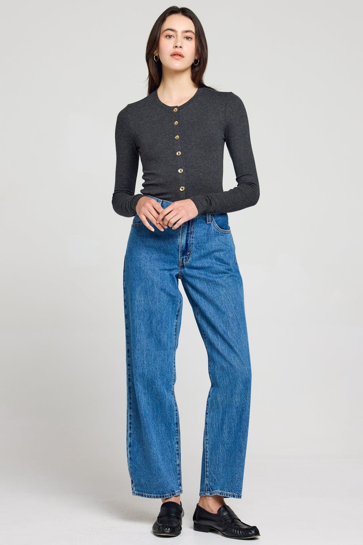Marina Ribbed Cardigan - Goldie LeWinter