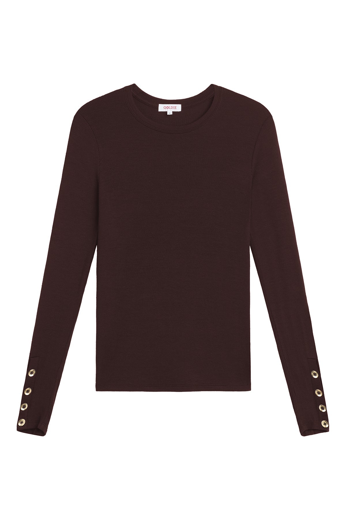 Marina Ribbed Top - Goldie LeWinter #color_coffee - limited edition