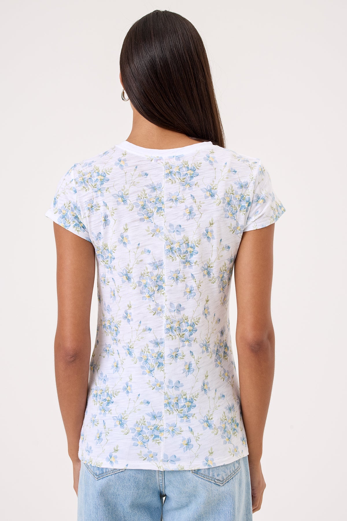 Meadow Ringer Tee - Goldie LeWinter #color_bluebell - limited edition