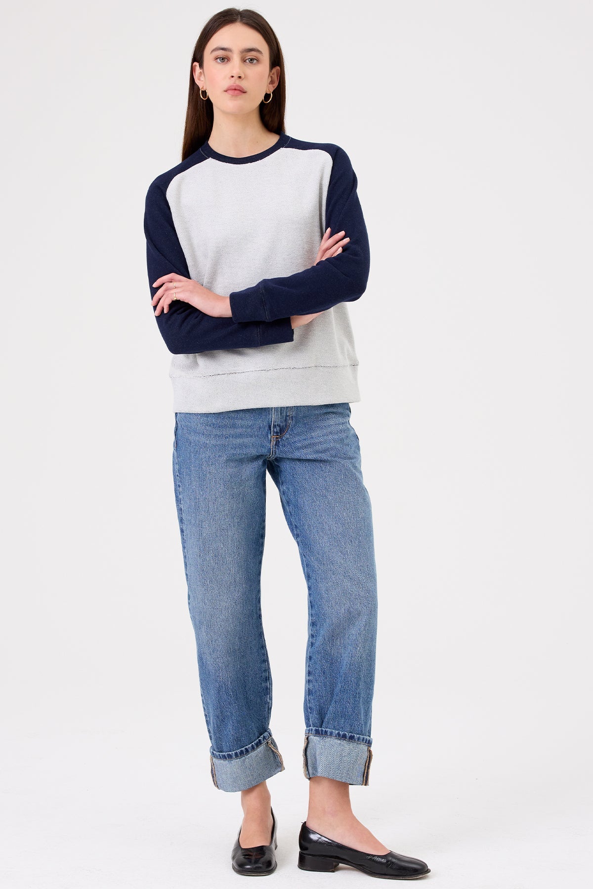 Melrose Studio Sweatshirt - Goldie LeWinter #color_navy