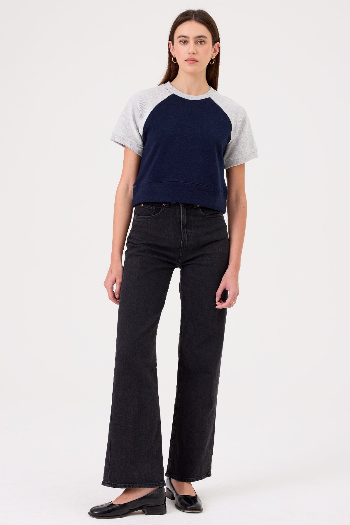 Melrose Studio Tee - Goldie LeWinter #color_navy