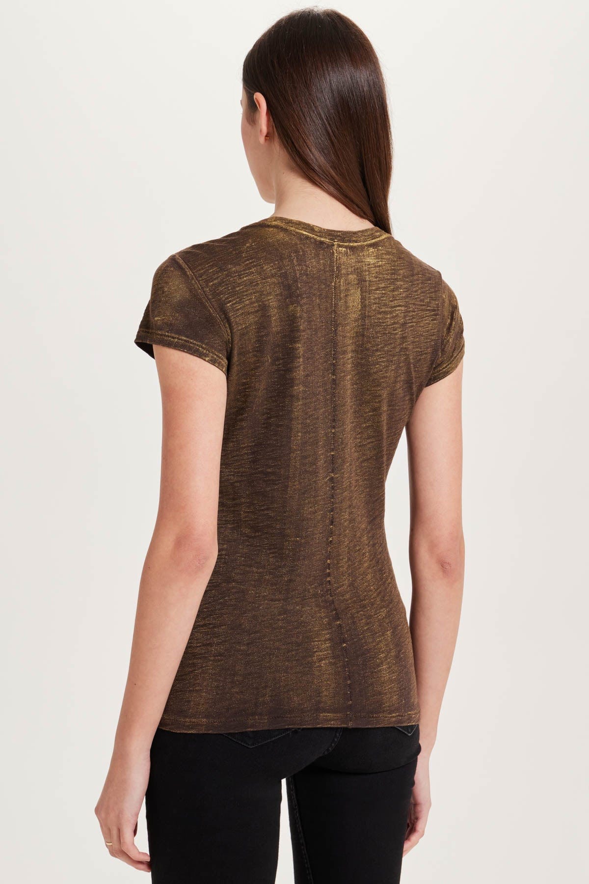 Metallic Sparkle Tee - Goldie LeWinter