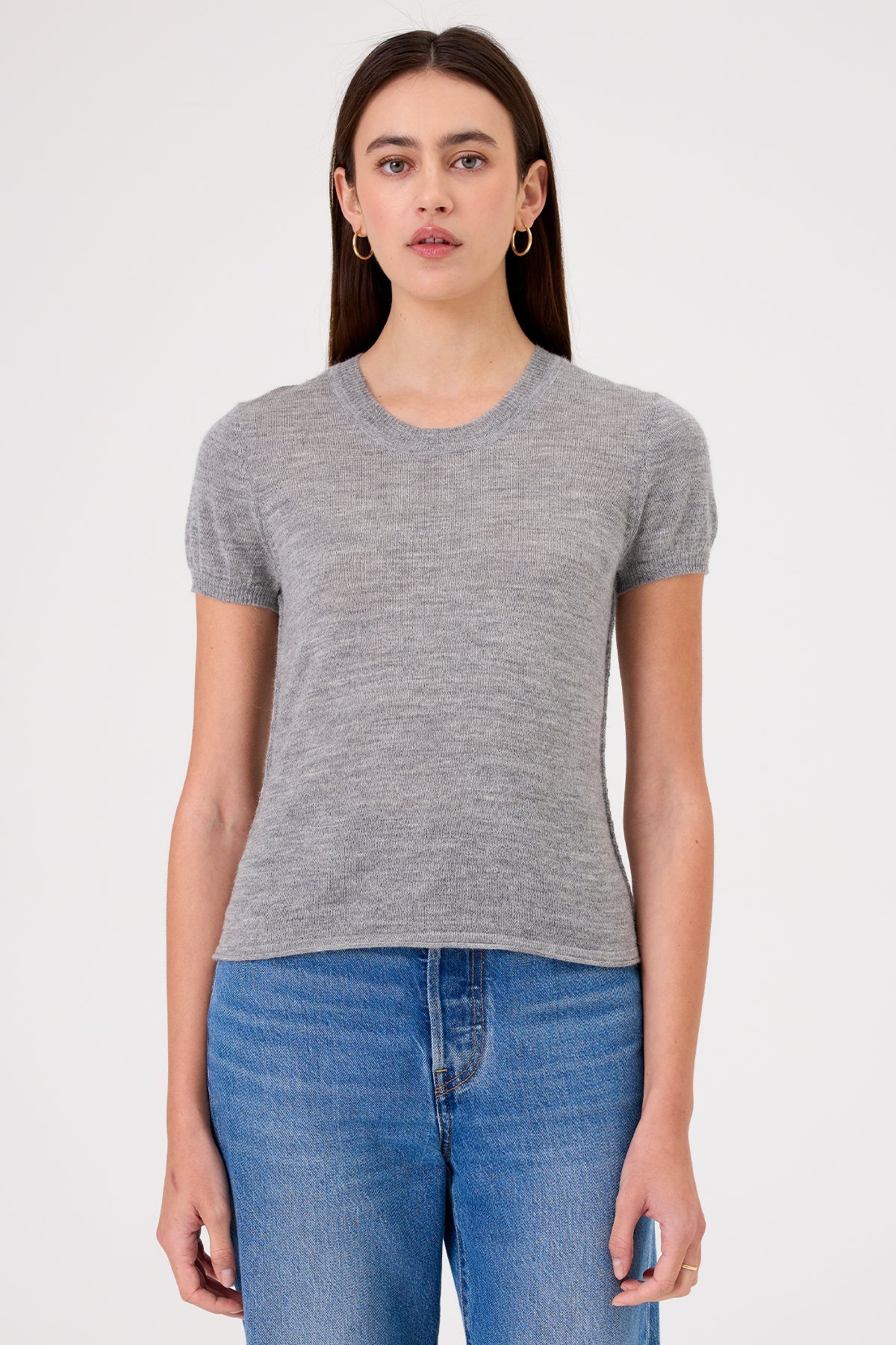 Mina Tee - Goldie LeWinter #color_gray heather