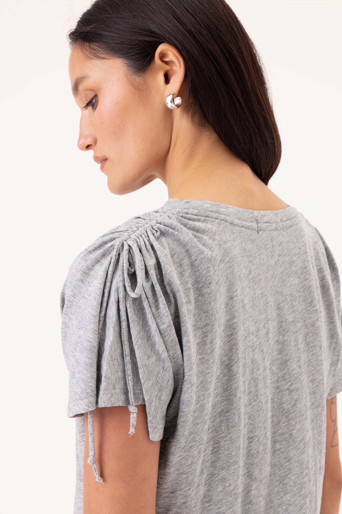 Modern Muse Tee - Goldie LeWinter #color_gray heather