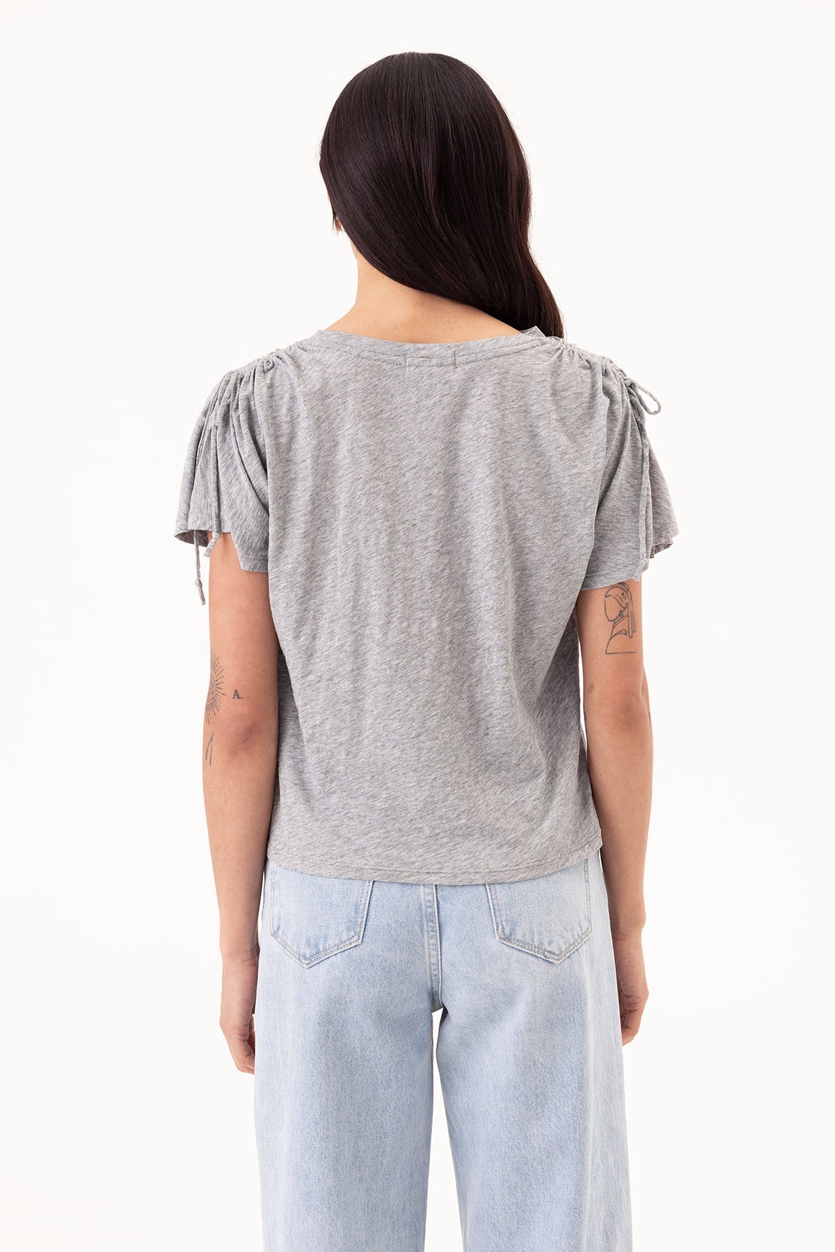 Modern Muse Tee - Goldie LeWinter #color_gray heather
