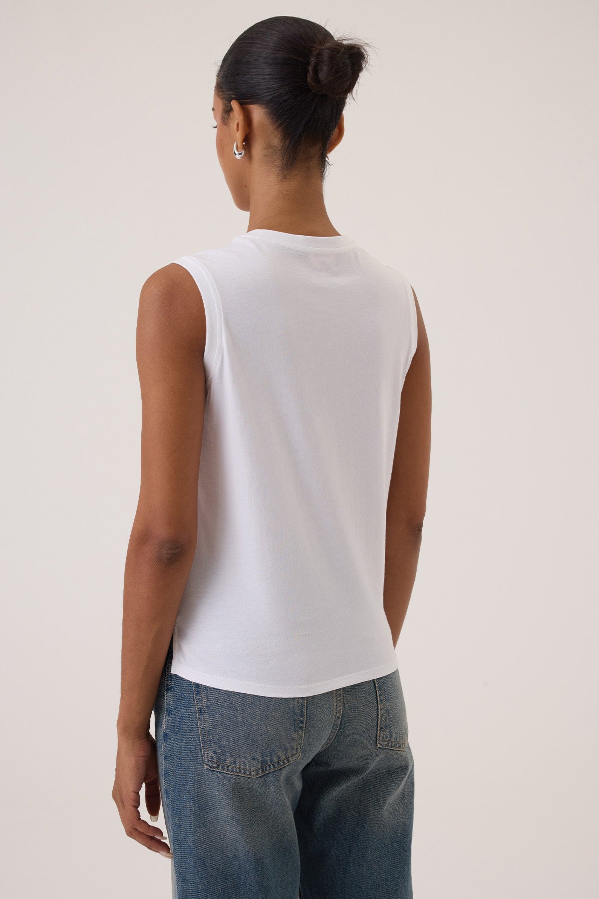 Nico Organic Boy Tank - Goldie LeWinter #color_white