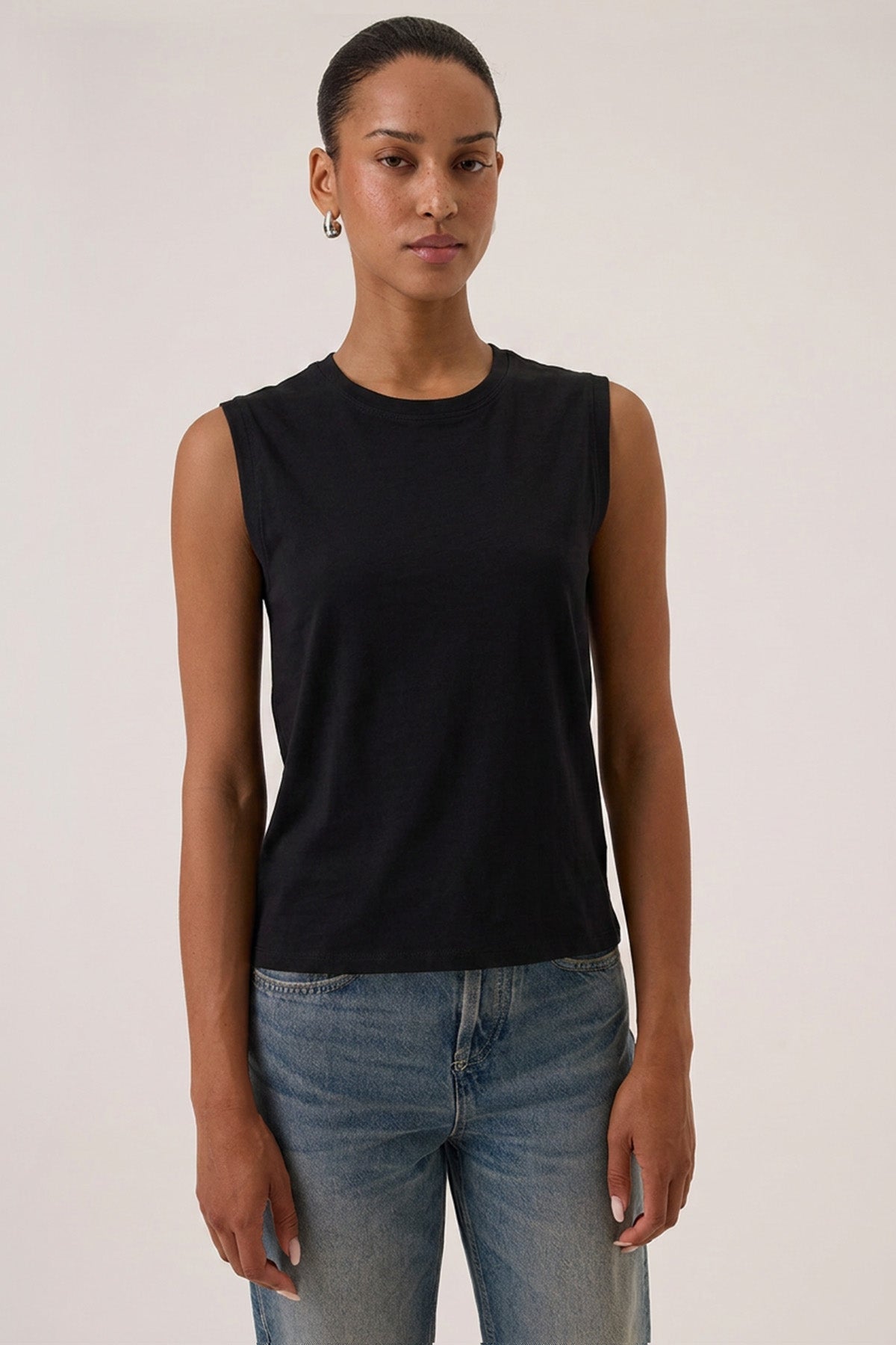 Nico Organic Boy Tank - Goldie LeWinter #color_black