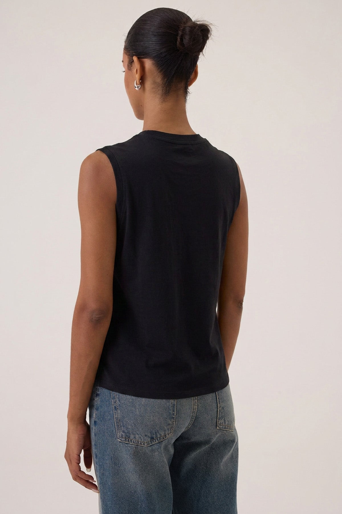 Nico Organic Boy Tank - Goldie LeWinter #color_black
