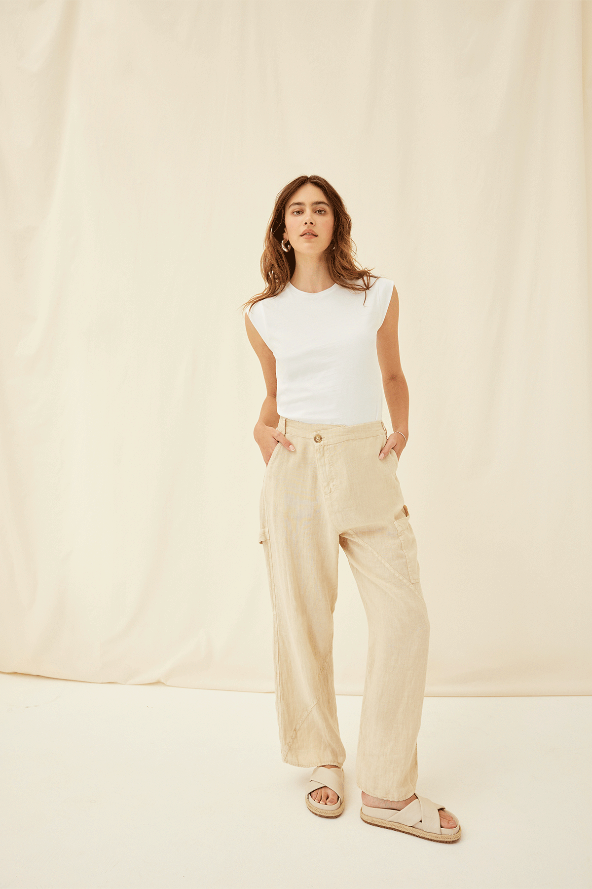 Organic Cap Sleeve Tee - Goldie LeWinter