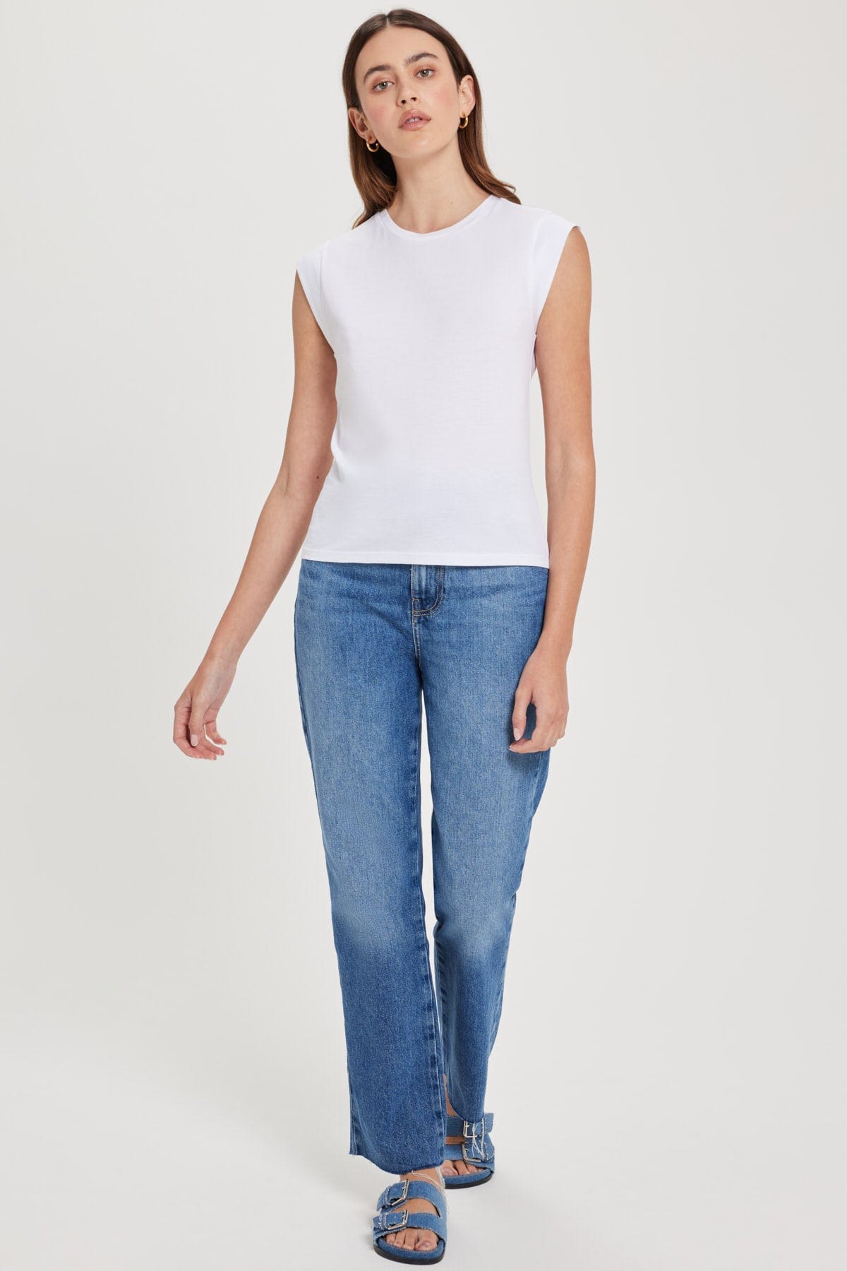 Organic Cap Sleeve Tee - Goldie LeWinter