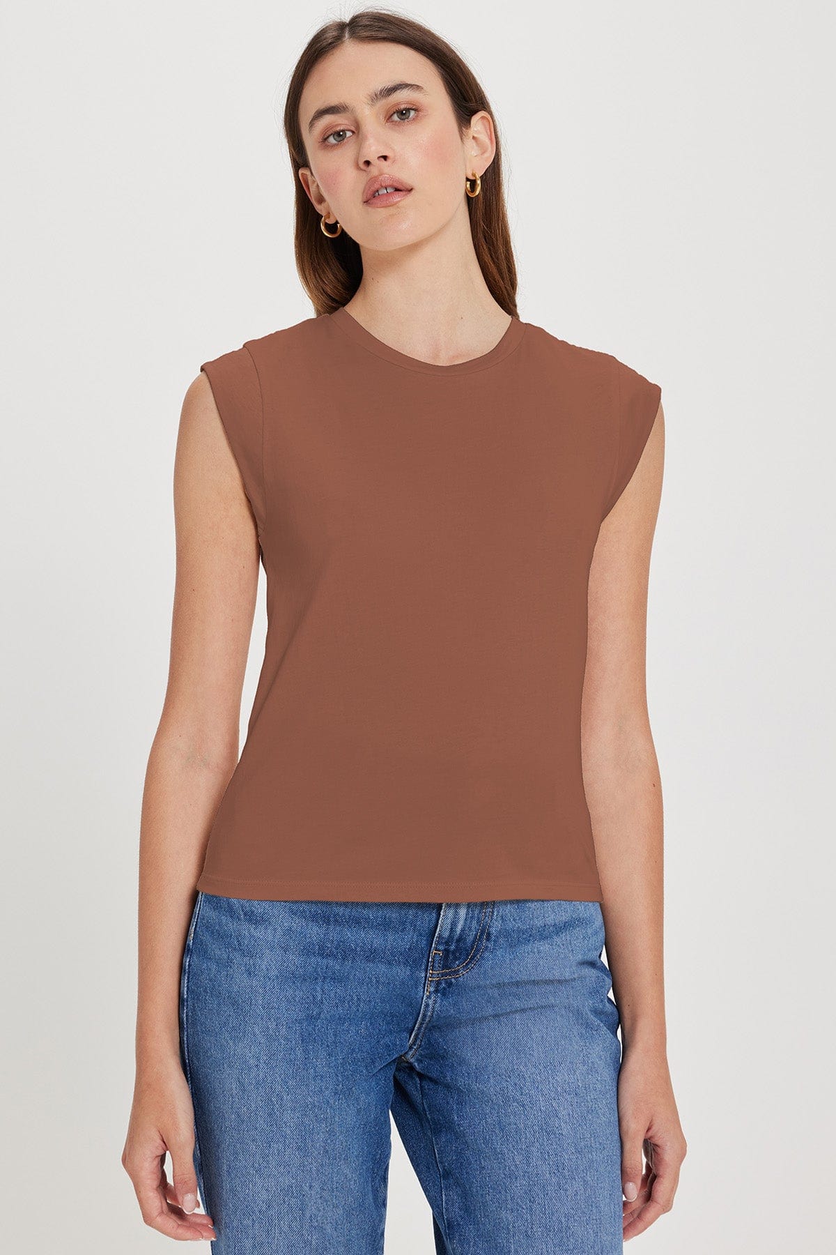 Organic Cap Sleeve Tee - Goldie LeWinter