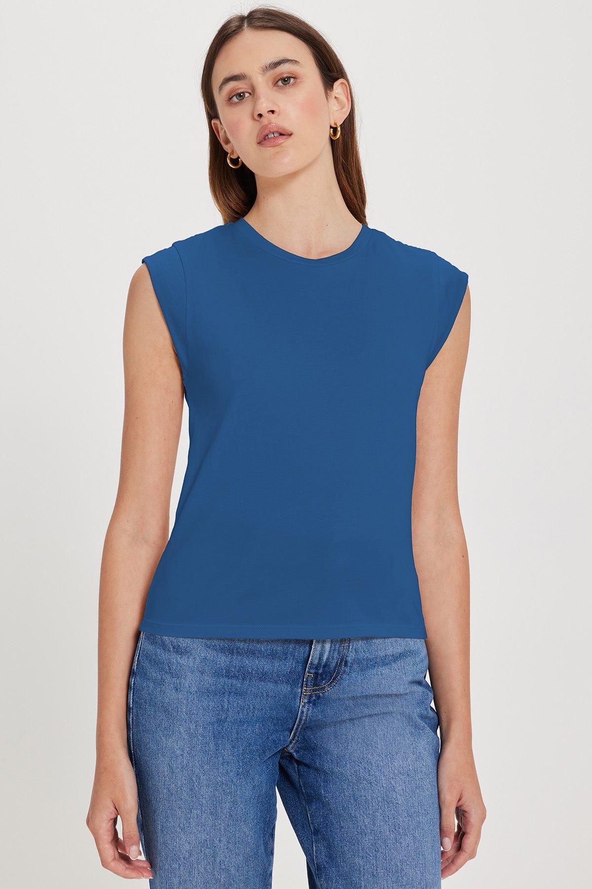 Organic Cap Sleeve Tee - Goldie LeWinter