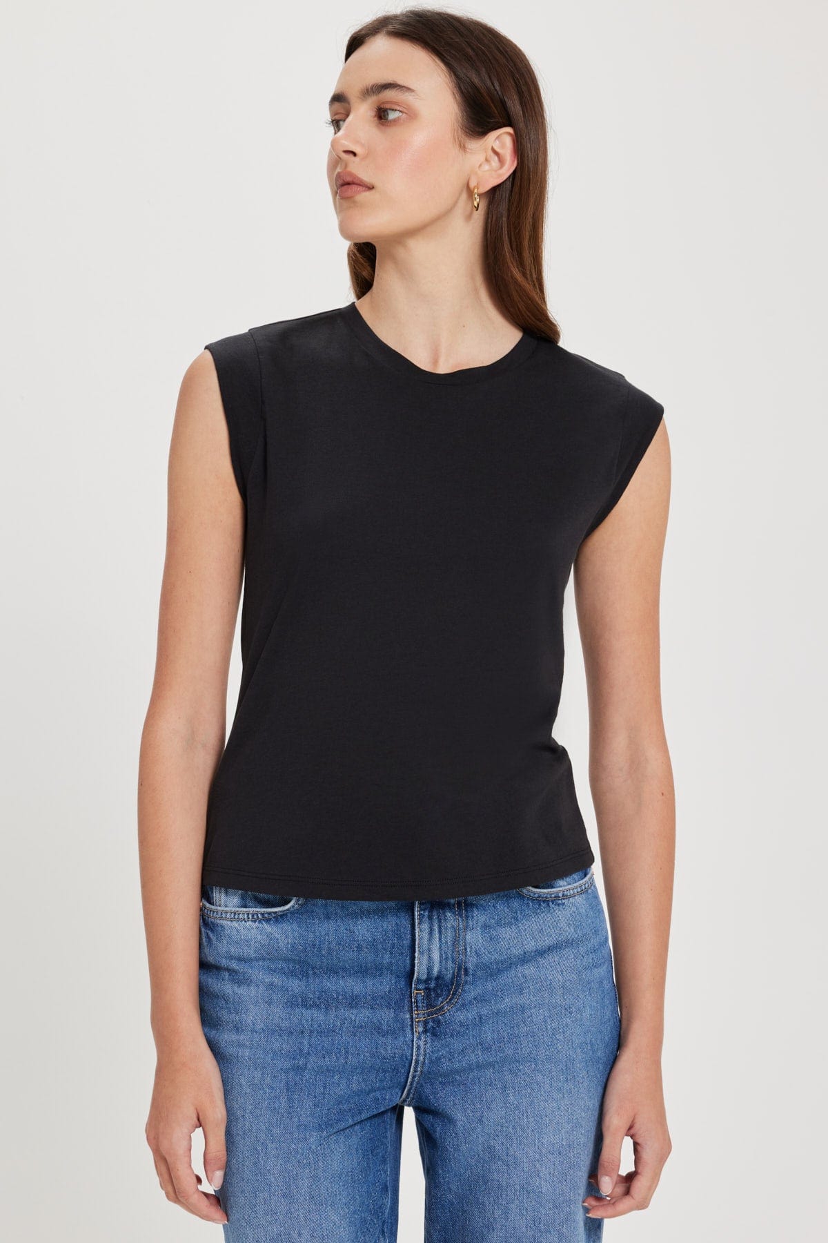Organic Cap Sleeve Tee - Goldie LeWinter