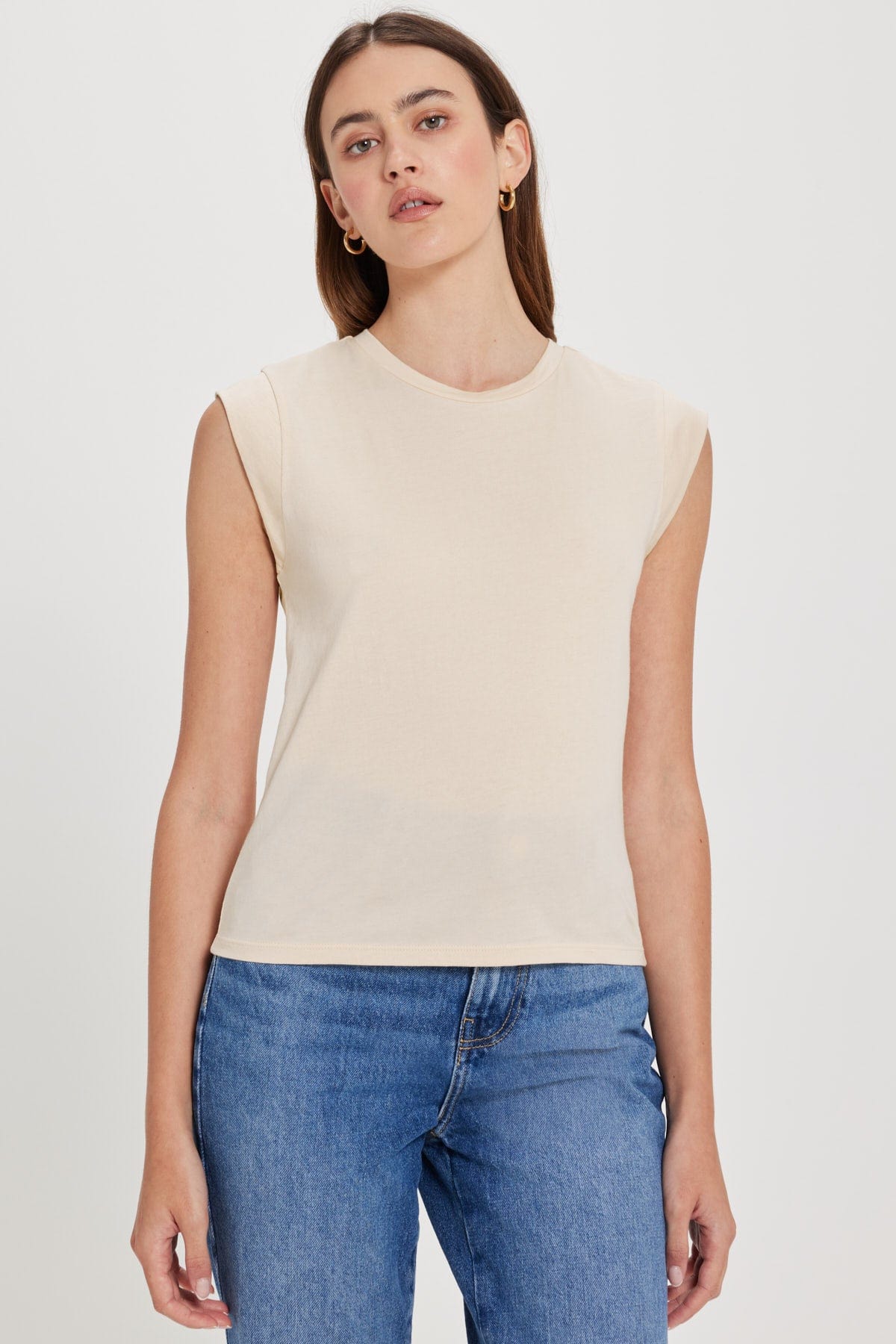 Organic Cap Sleeve Tee - Goldie LeWinter