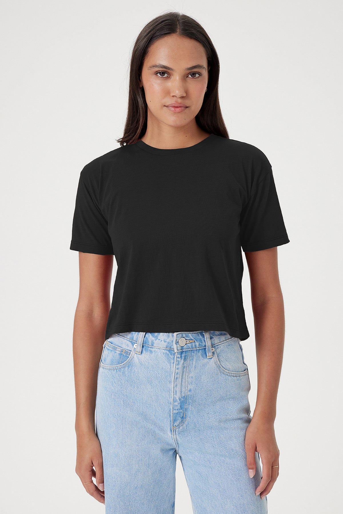 Organic Crop Girlfriend Tee - Goldie LeWinter