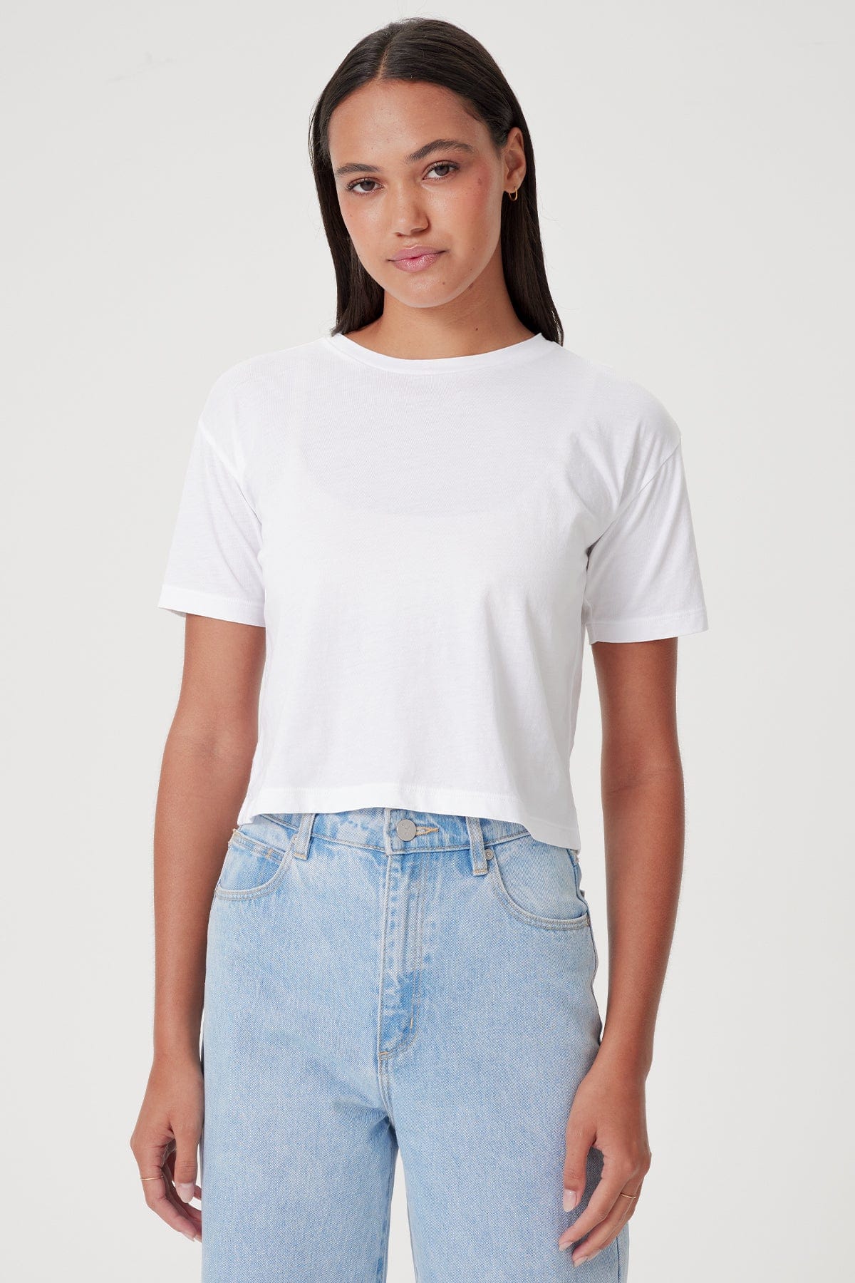 Organic Crop Girlfriend Tee - Goldie LeWinter