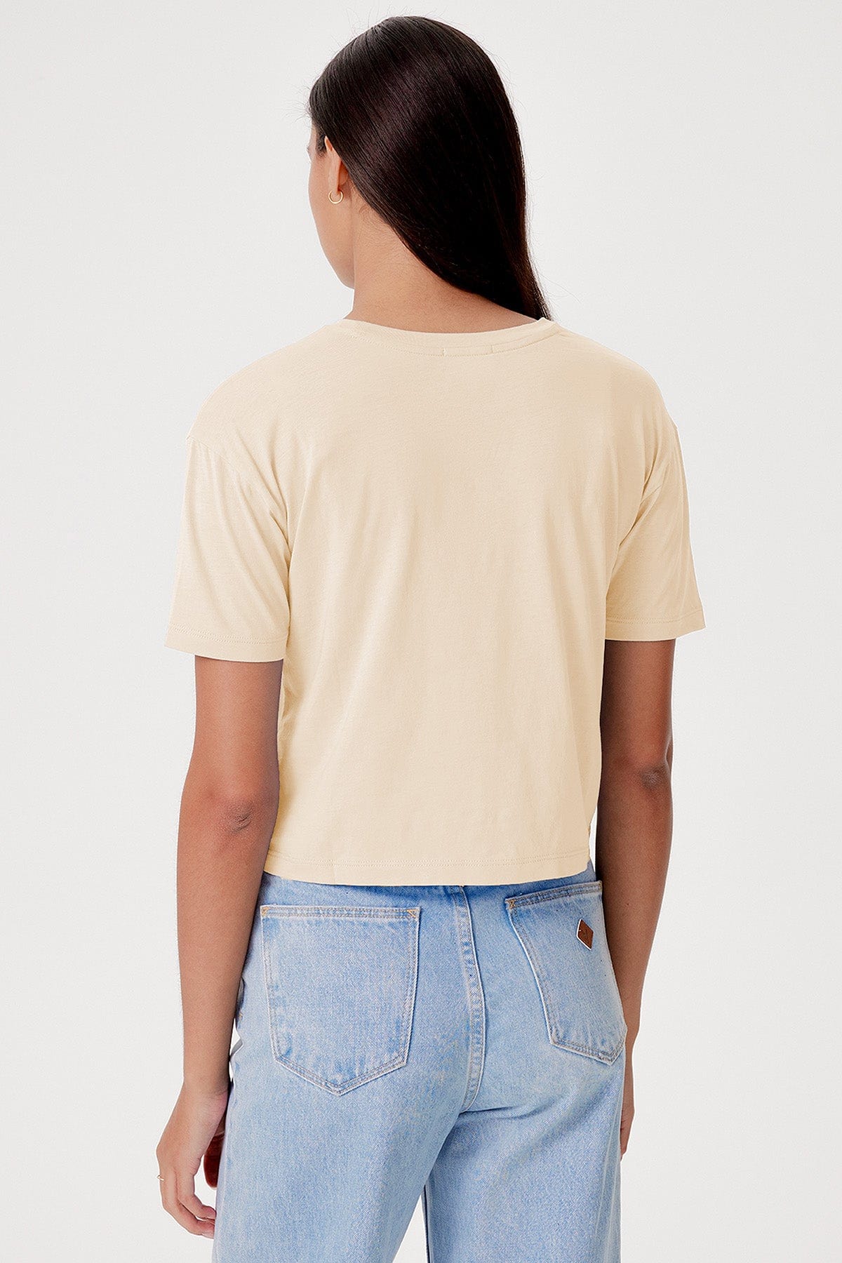 Organic Crop Girlfriend Tee - Goldie LeWinter