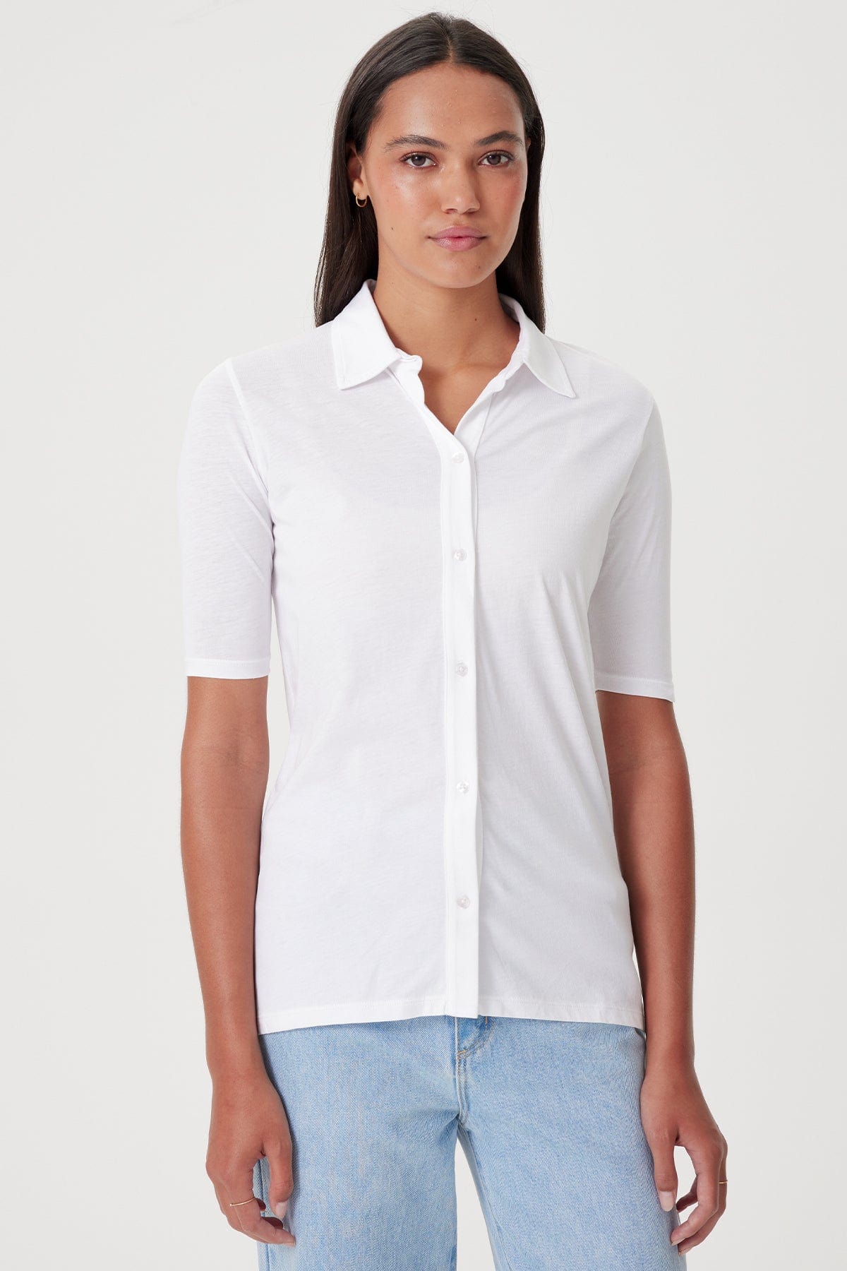 Organic Modern Short Sleeve Shirt - Goldie LeWinter