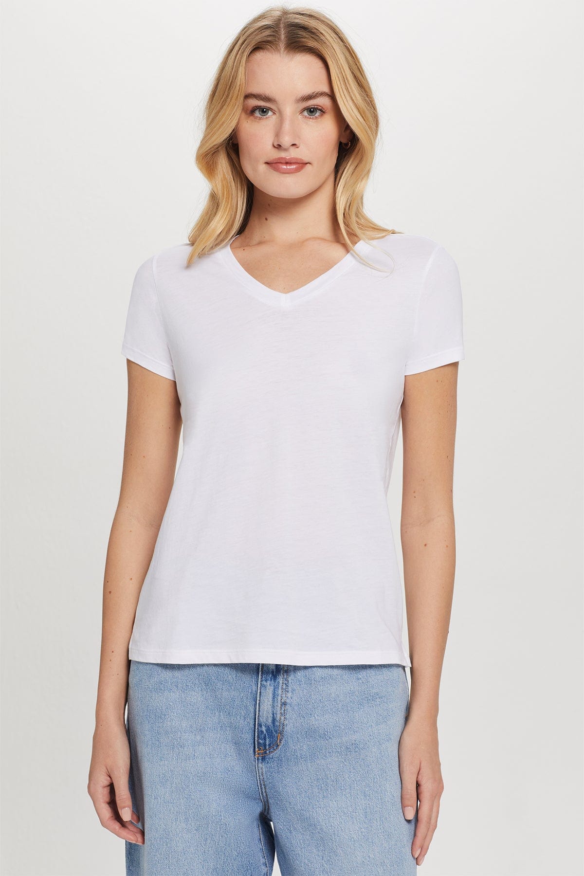 Organic V Neck Boy Tee - Goldie LeWinter