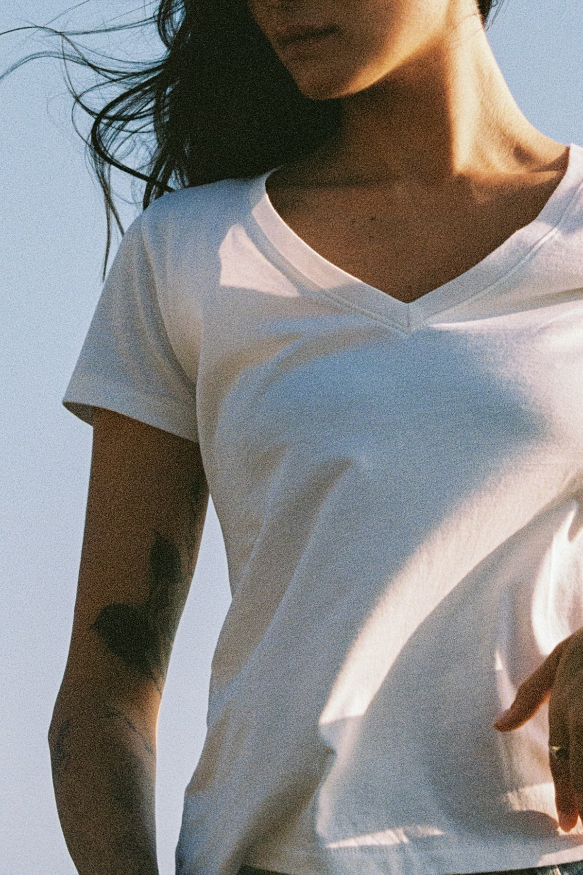 Pointelle Tee - Goldie LeWinter #color_white