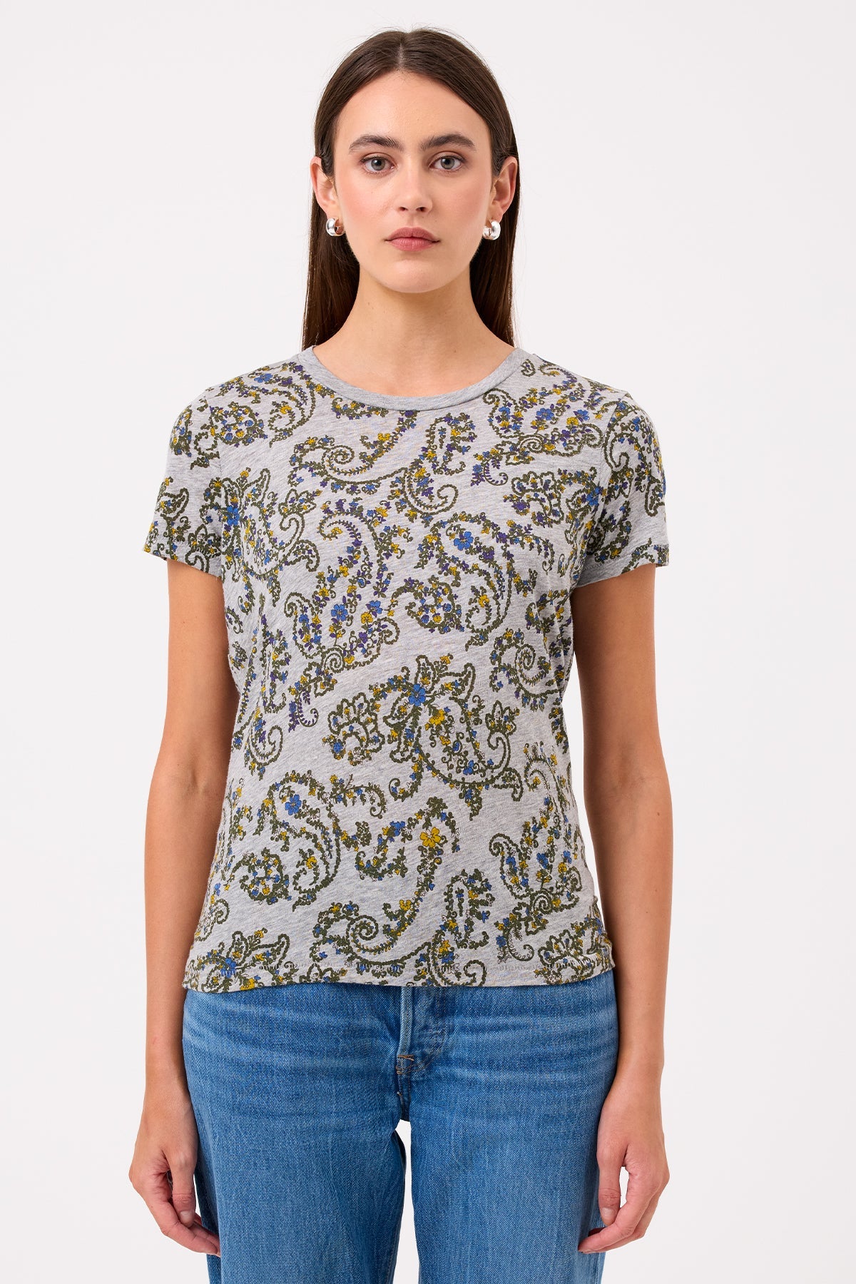 Paisley Grove Boy Tee - Goldie LeWinter #color_gray heather