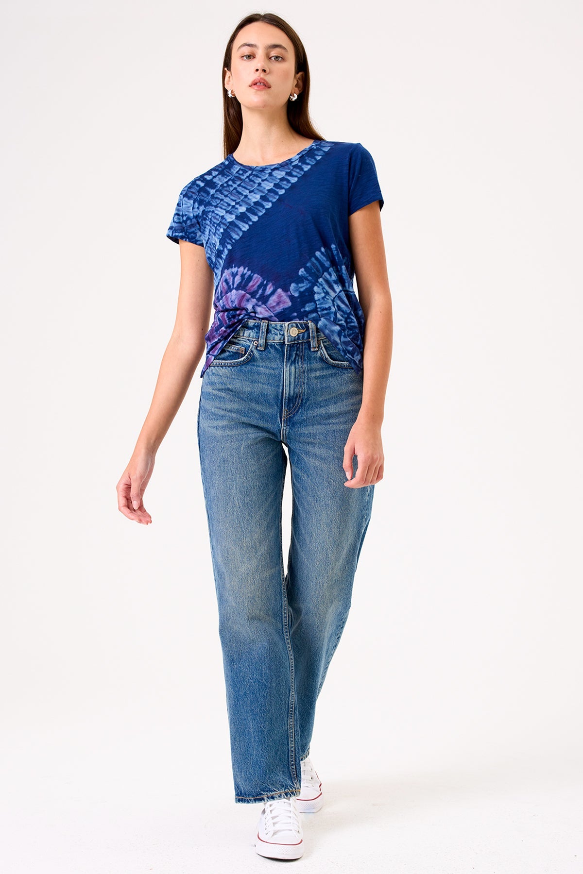 Patchwork Tie Dye Boy Tee - Goldie LeWinter