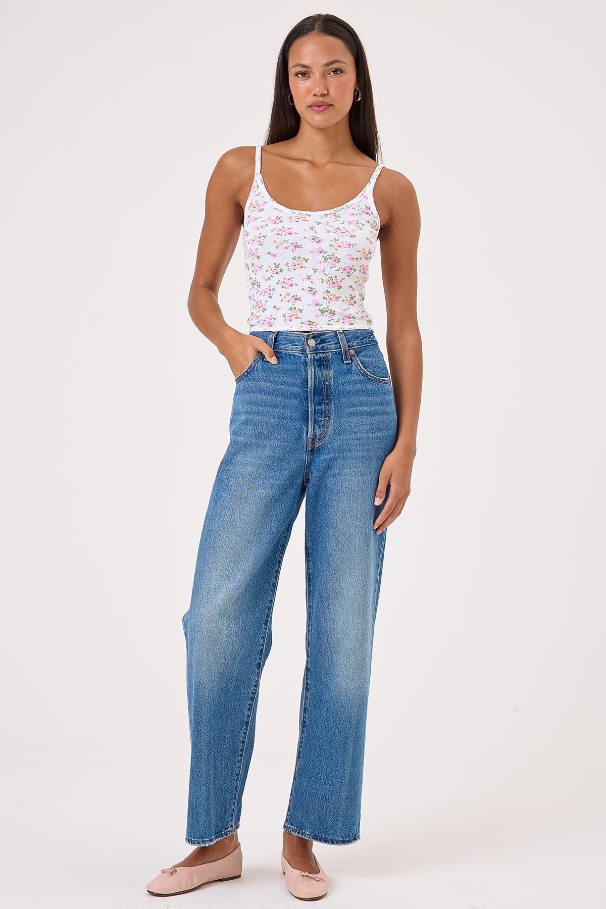 Petite Fleur Cropped Cami