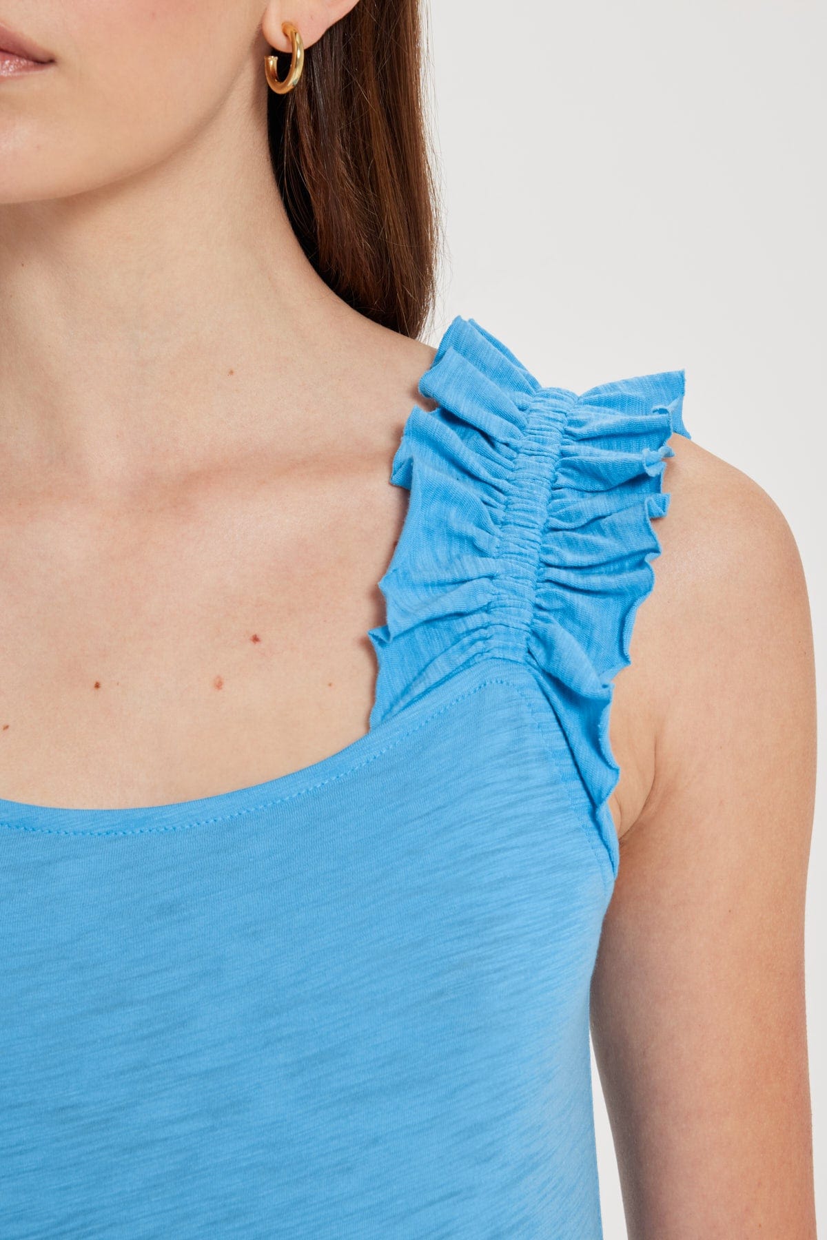 Phoebe Ruffle Tank - Goldie LeWinter