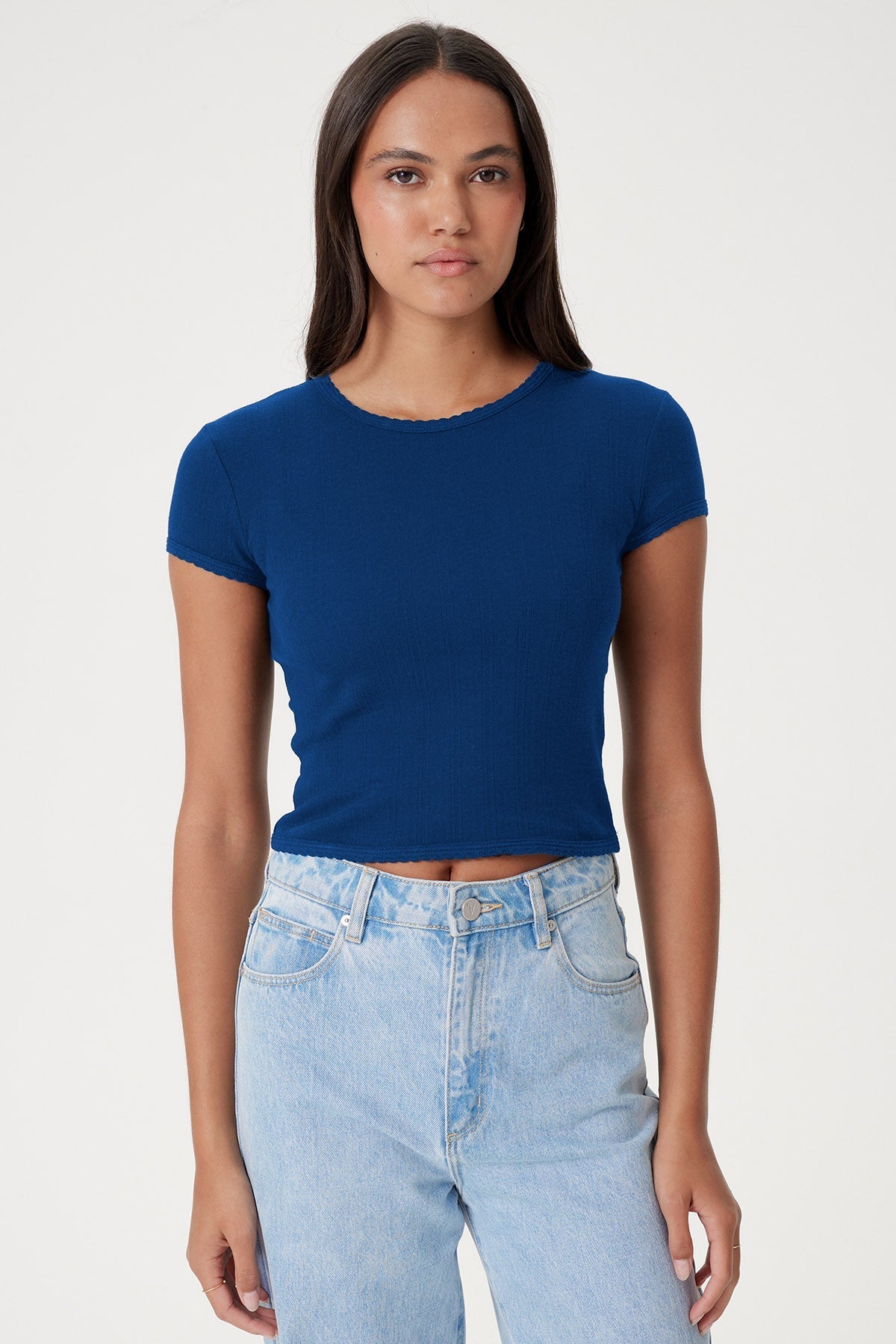 Ellie Baby Tee - Goldie LeWinter #color_estate blue - limited edition