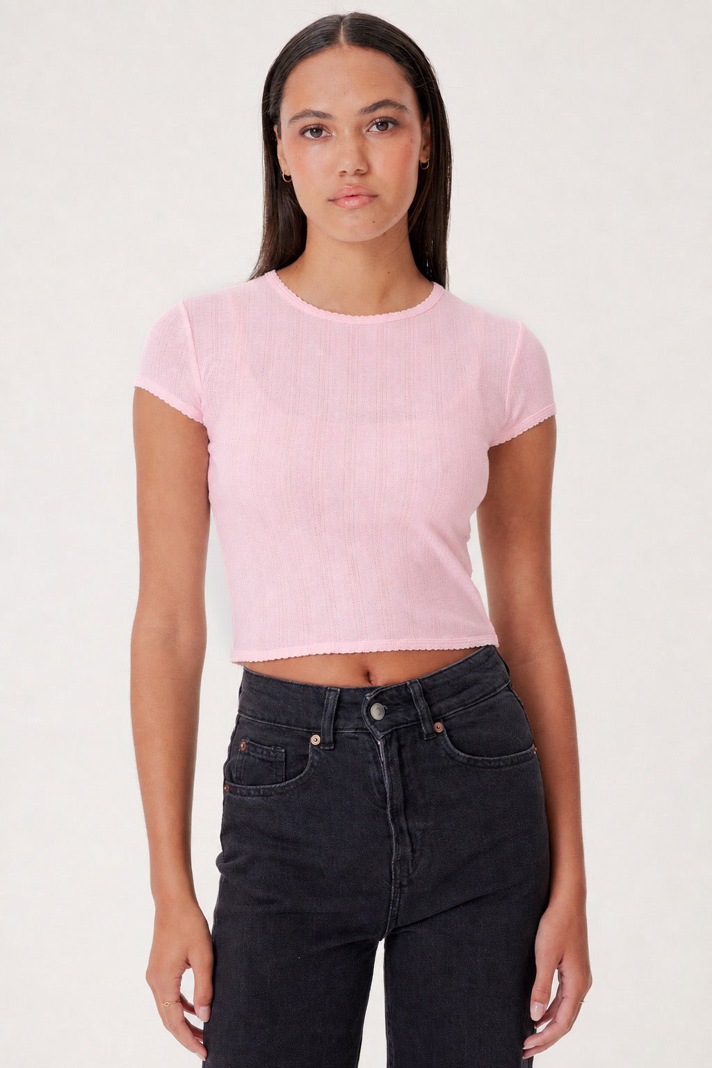 Ellie Baby Tee - Goldie LeWinter #color_cherry blossom