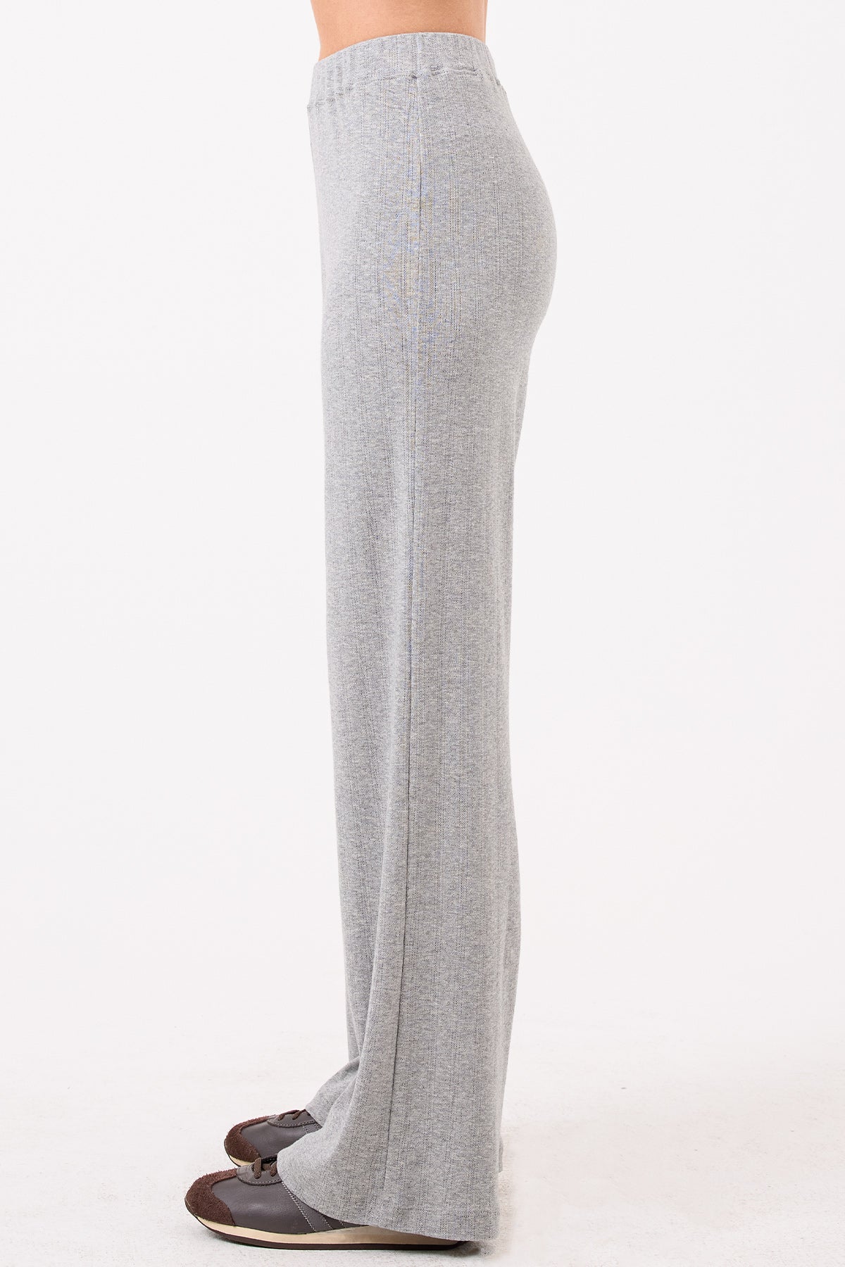 Ellie Flare Pant - Goldie LeWinter #color_gray heather