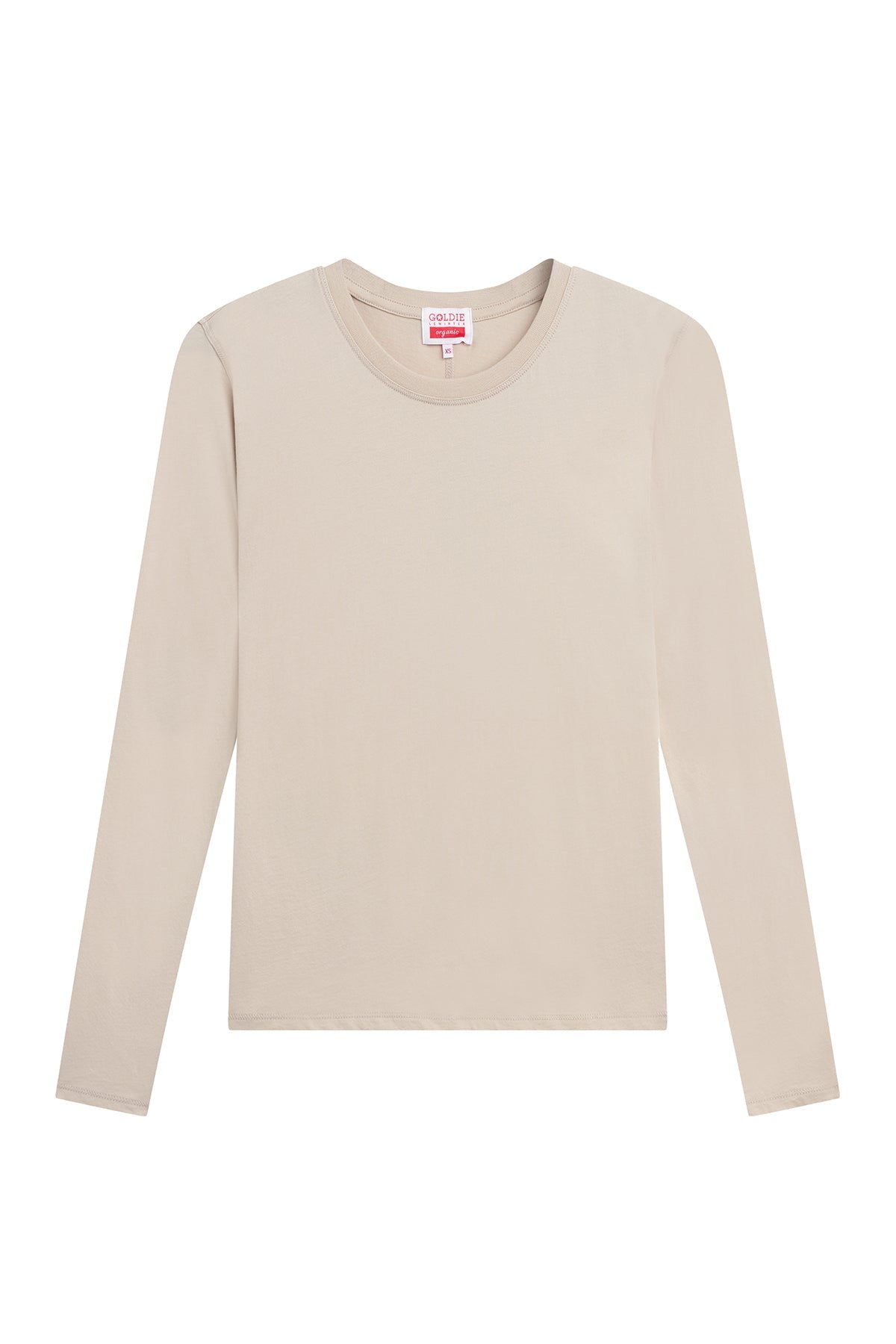 Quinn Organic Long Sleeve Tee - Goldie LeWinter #color_stone