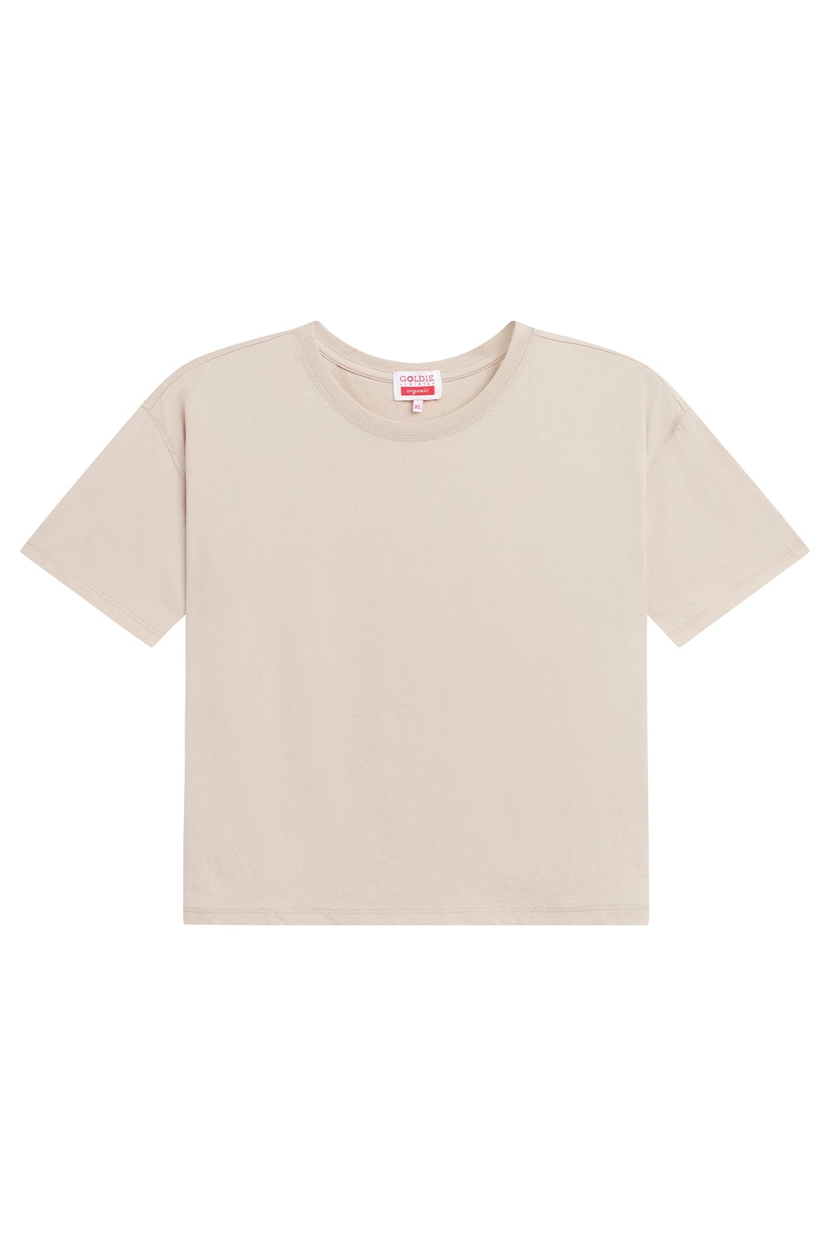Rachel Organic Girlfriend Tee - Goldie LeWinter #color_stone