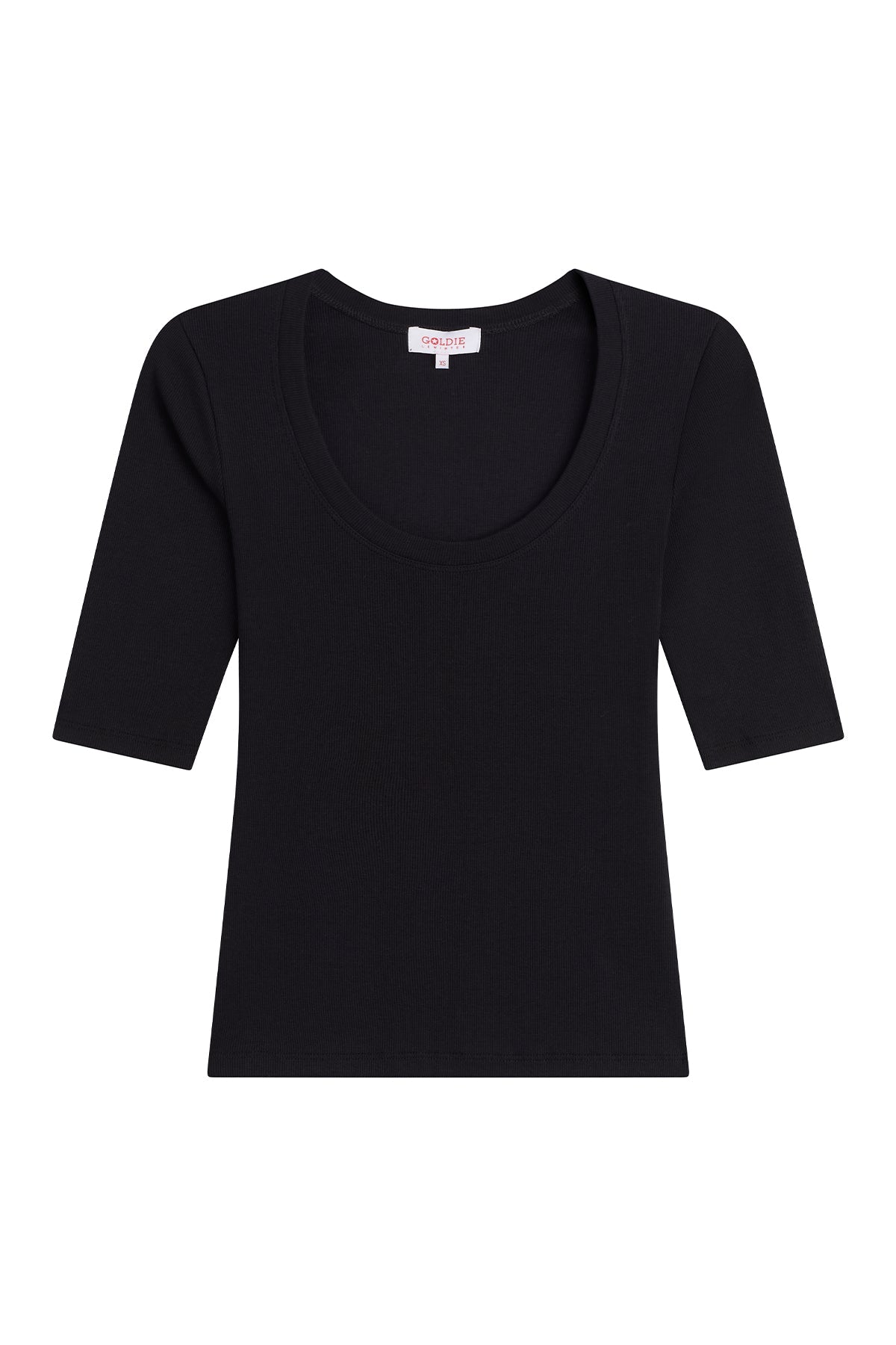 Rebecca Half Sleeve Top  - Goldie LeWinter #color_black