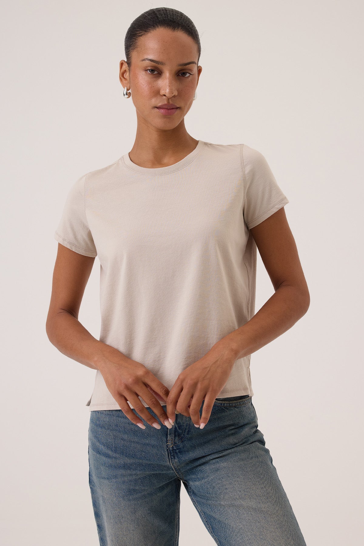 Reese Organic Boy Tee - Goldie LeWinter #color_stone