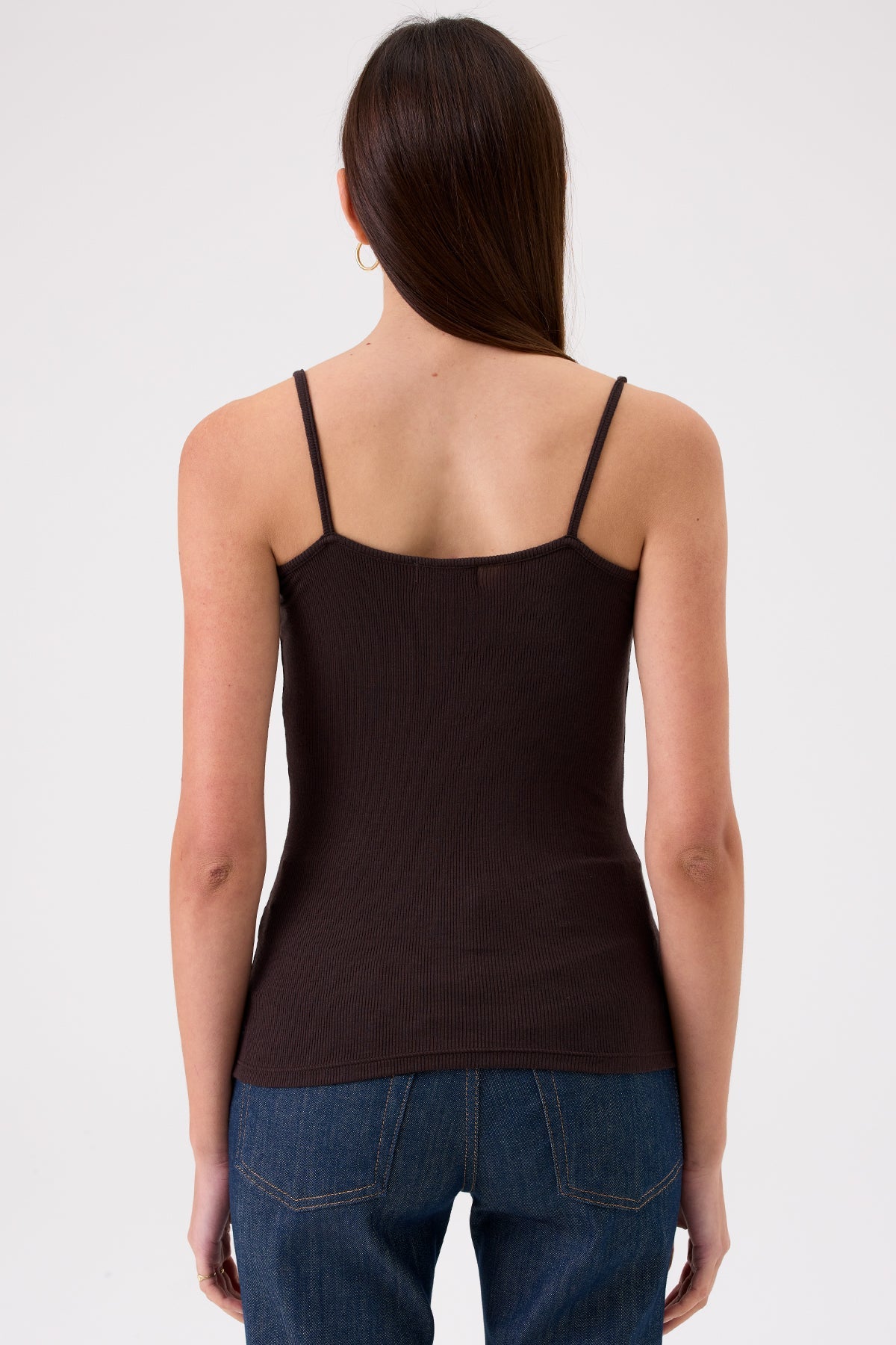 Ribbed Cami - Goldie LeWinter #color_coffee - limited edition