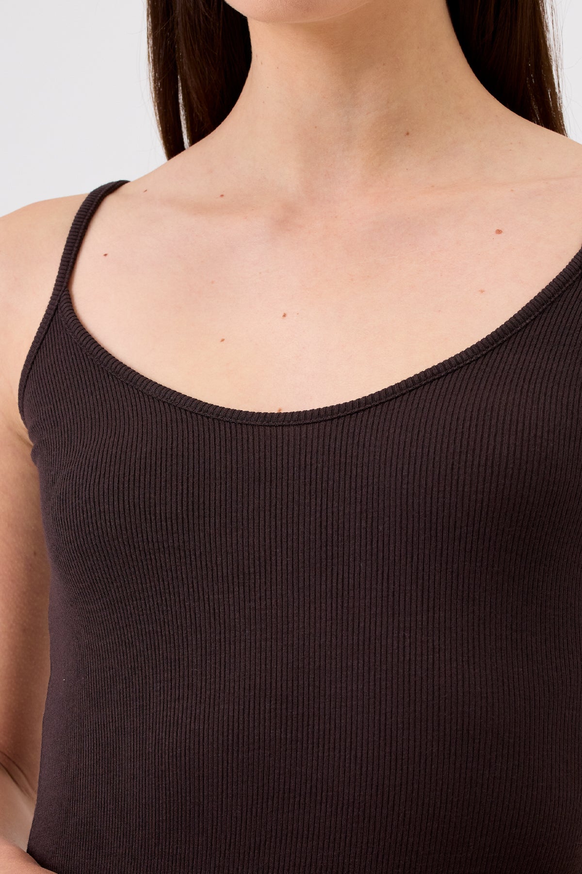 Ribbed Cami - Goldie LeWinter #color_coffee - limited edition